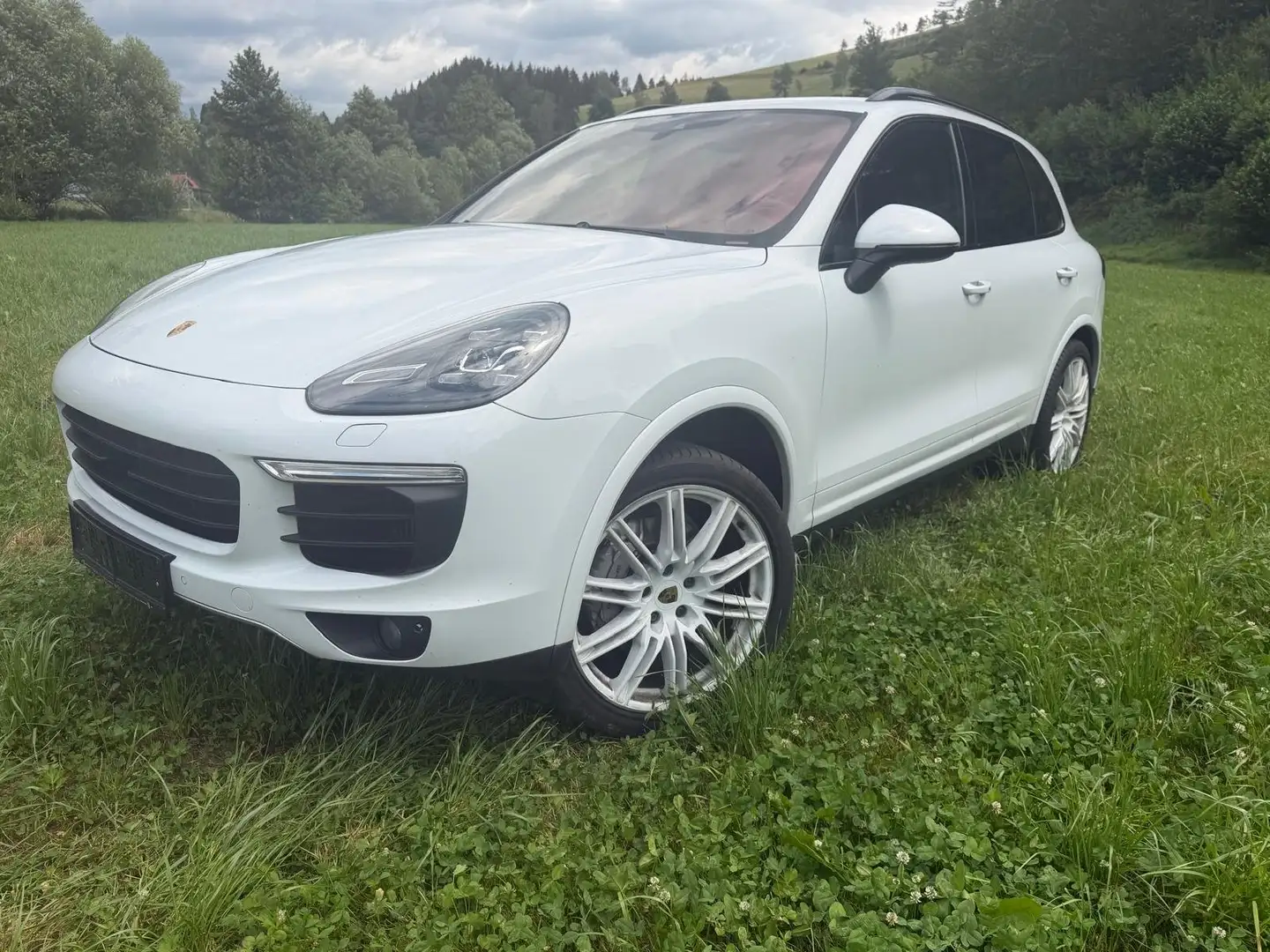 Porsche Cayenne S Diesel Weiß - 2