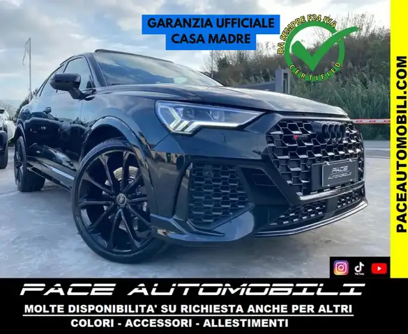 Audi RS Q3 SPB SPORTBACK LED PDC TETTO PELLE SONOS 360 BLACK