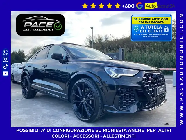 Audi RS Q3 SPB SPORTBACK LED PDC TETTO PELLE SONOS 360 BLACK
