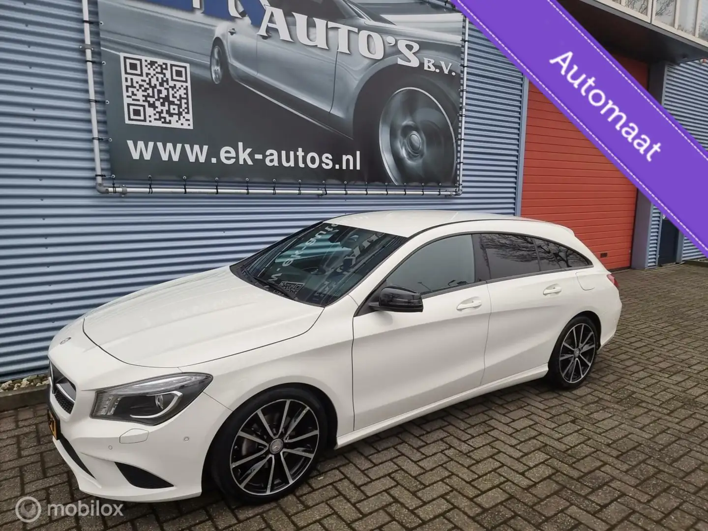 Mercedes-Benz CLA 180 Shooting Brake Automaat Shadow Line. Weiß - 2