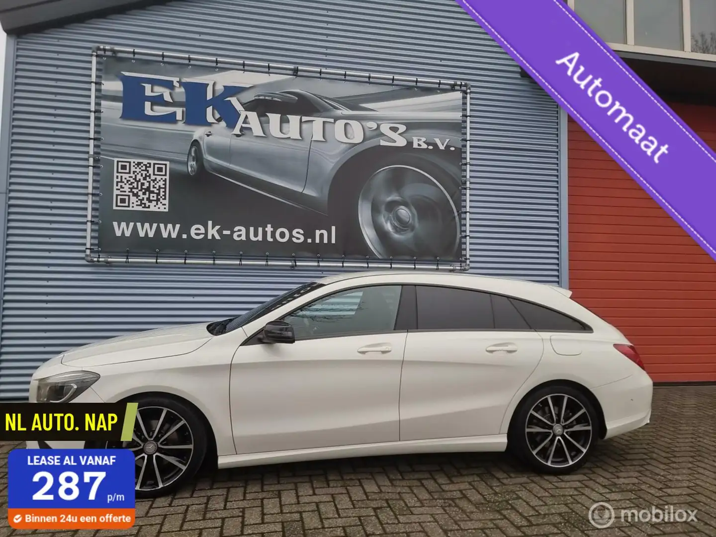 Mercedes-Benz CLA 180 Shooting Brake Automaat Shadow Line. Weiß - 1