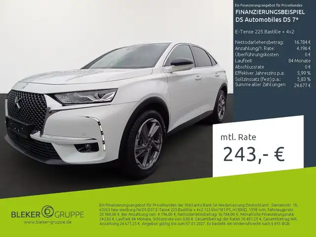 DS Automobiles DS 7 E-Tense 225 Bastille + 4x2