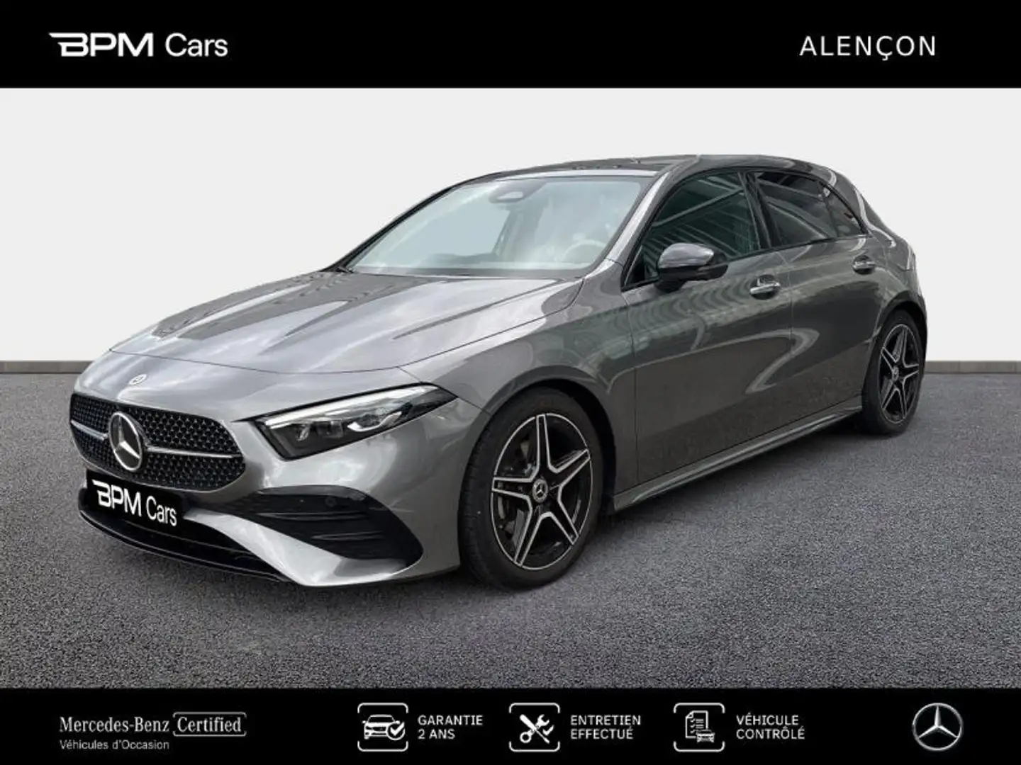 Mercedes-Benz A 200 200 d 150ch AMG Line 8G-DCT Gris - 1