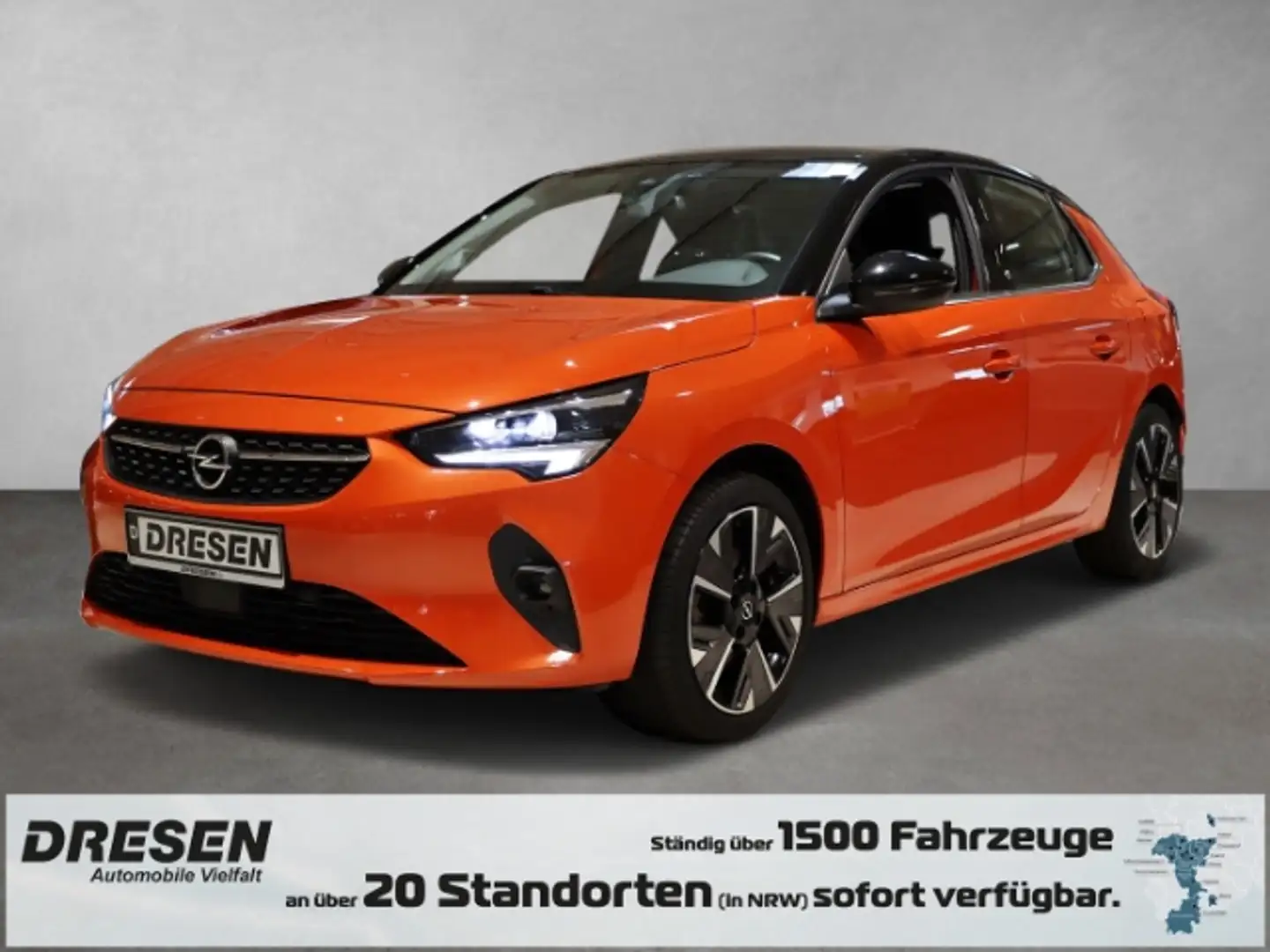 Opel Corsa-e F Elegance/Navi+LED+Kurvenlicht+Klima Orange - 1