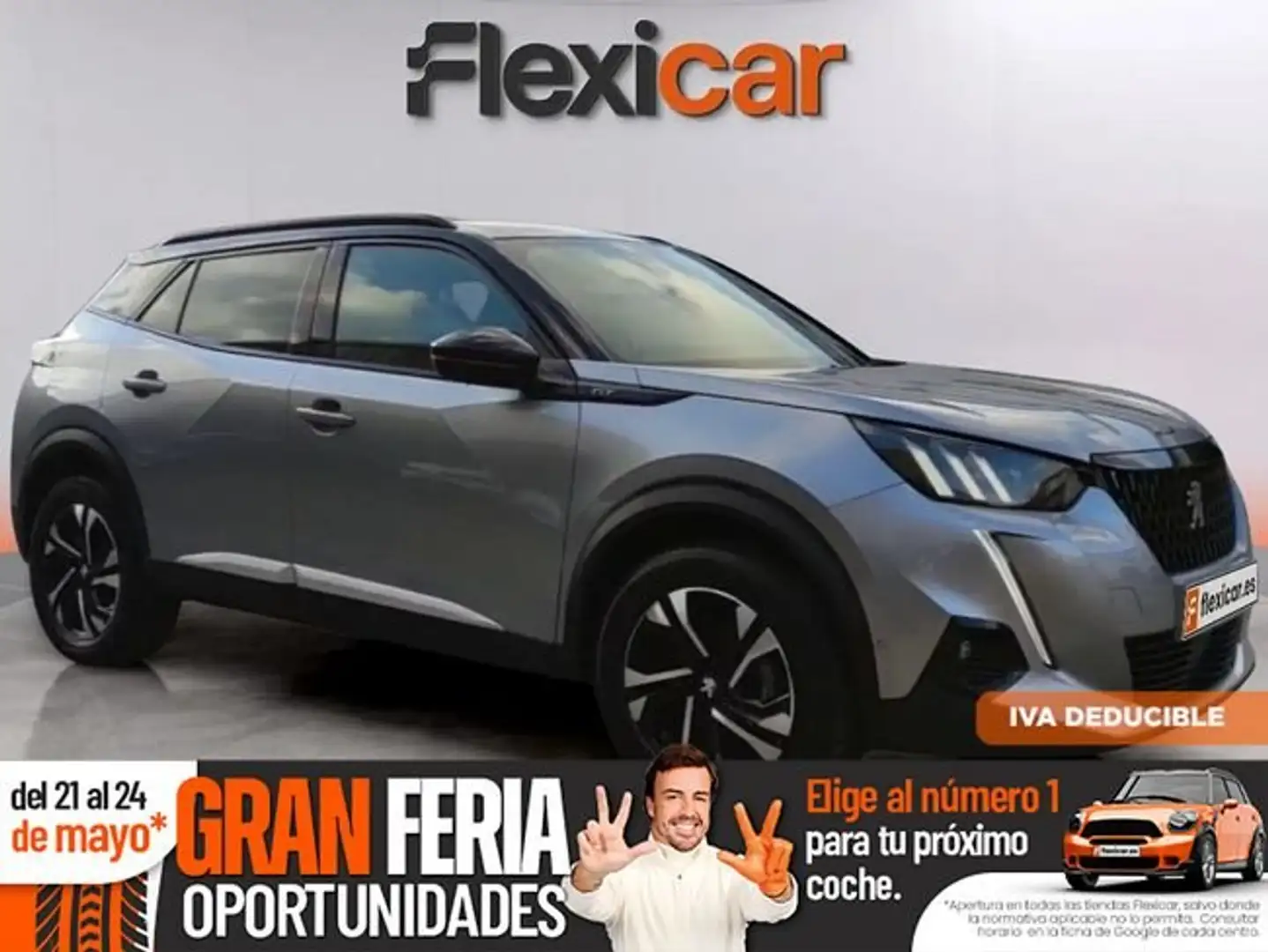 Peugeot 2008 1.2 PureTech S&S GT Pack EAT8 130 Gris - 1