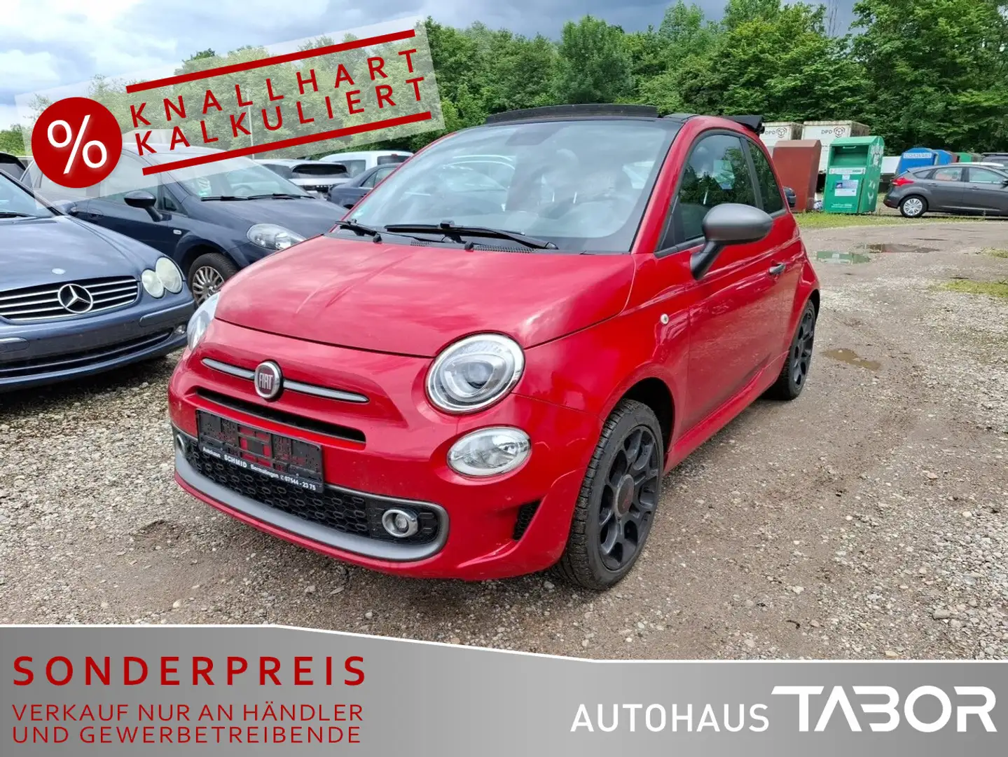 Fiat 500C 1.2 S Navi LM PDC Klima GRA HU 10/2026 Rot - 1