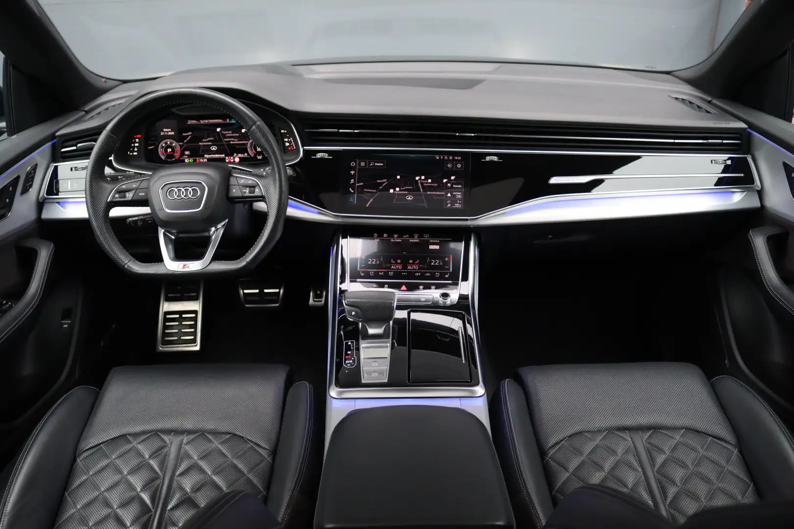 Audi Q8 50 TDI quattro S-Line | Luchtvering | S-Sportstoel Zwart - 2