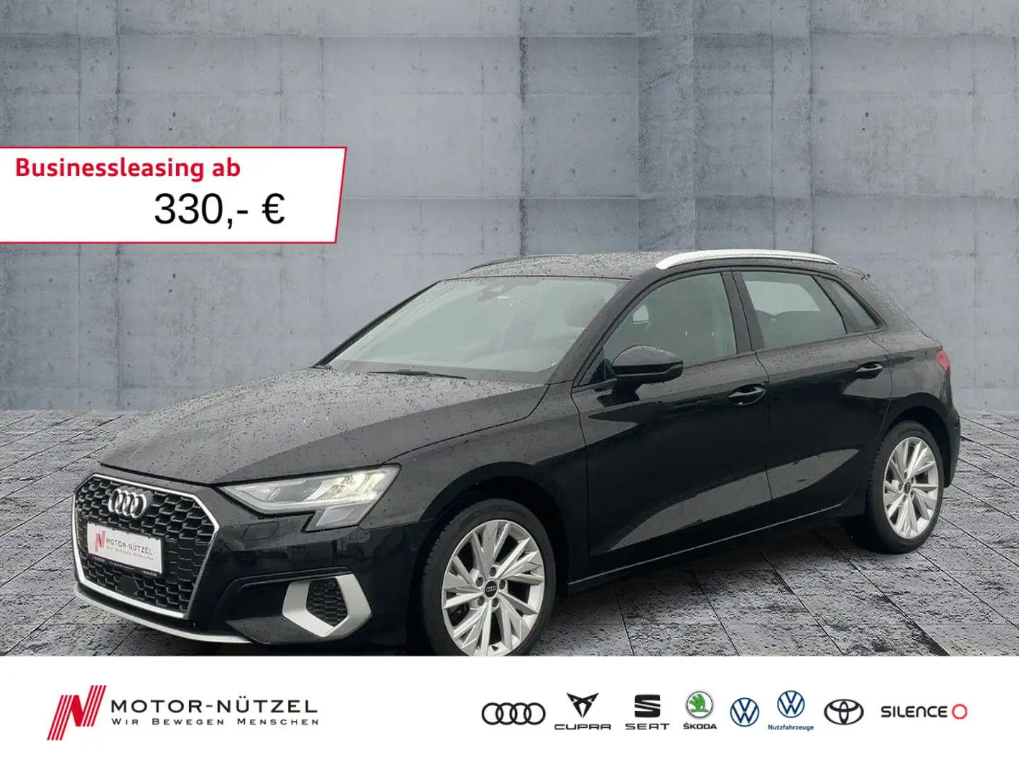 Audi A3 35 TDI S-TR ADVANCED 5JG+LED+NAV+VC Schwarz - 1