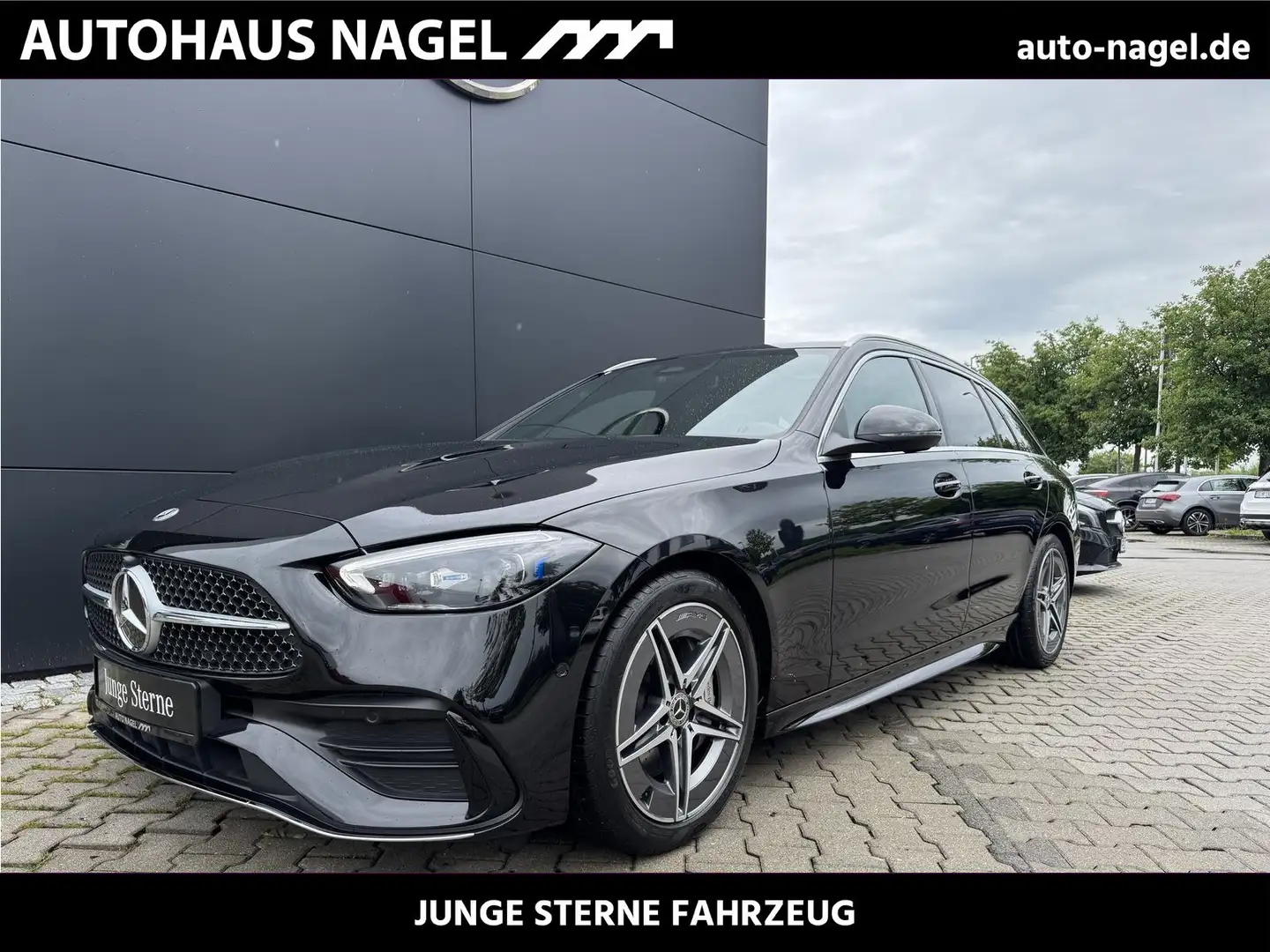 Mercedes-Benz C 300 d T AMG-LINE-ADVA-PLS*AHK*PANO*DIGITAL-LED Noir - 1