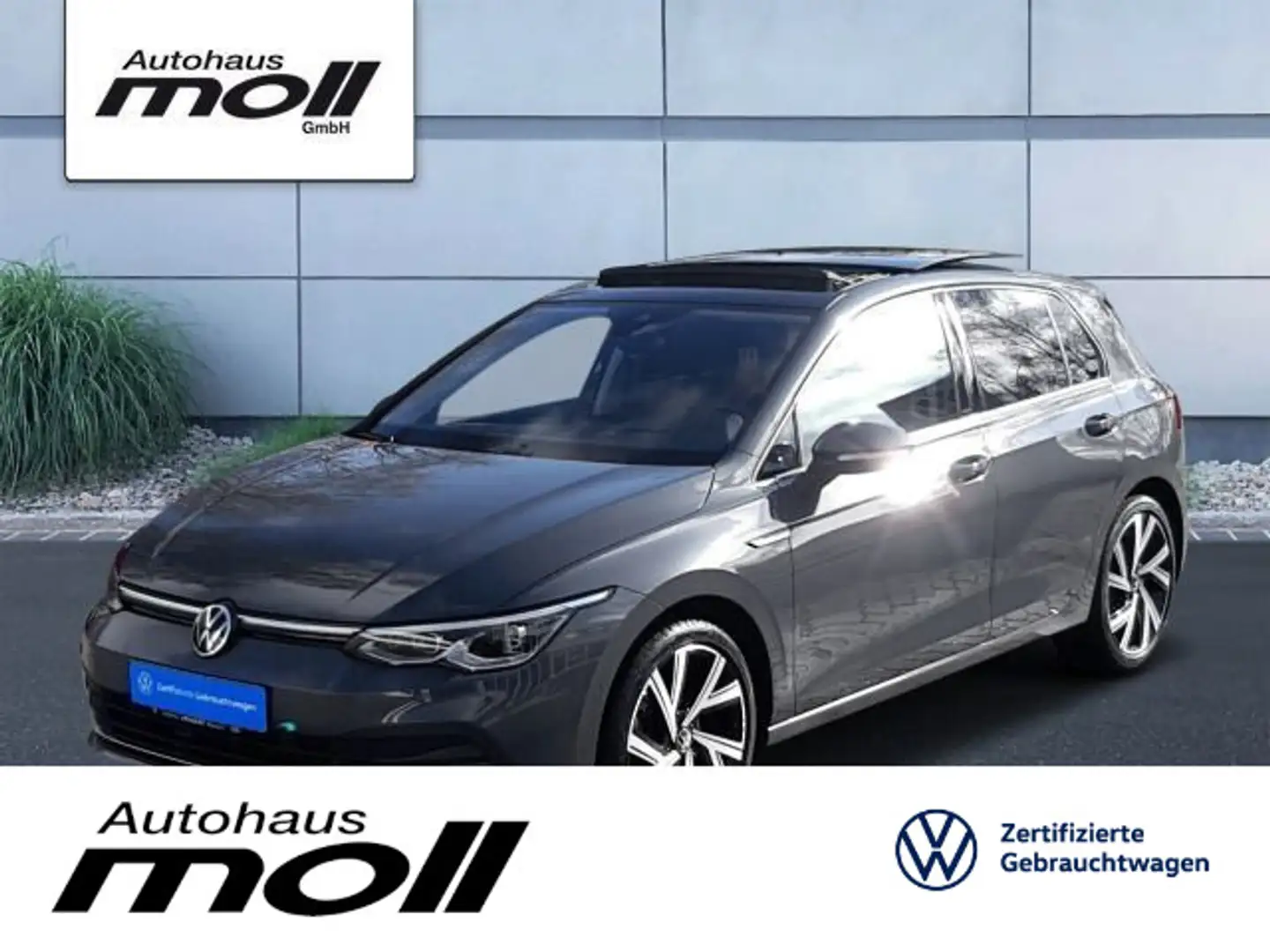 Volkswagen Golf Style 2.0 TSI DSG, AHK, Navi, Panoramadach Grau - 1