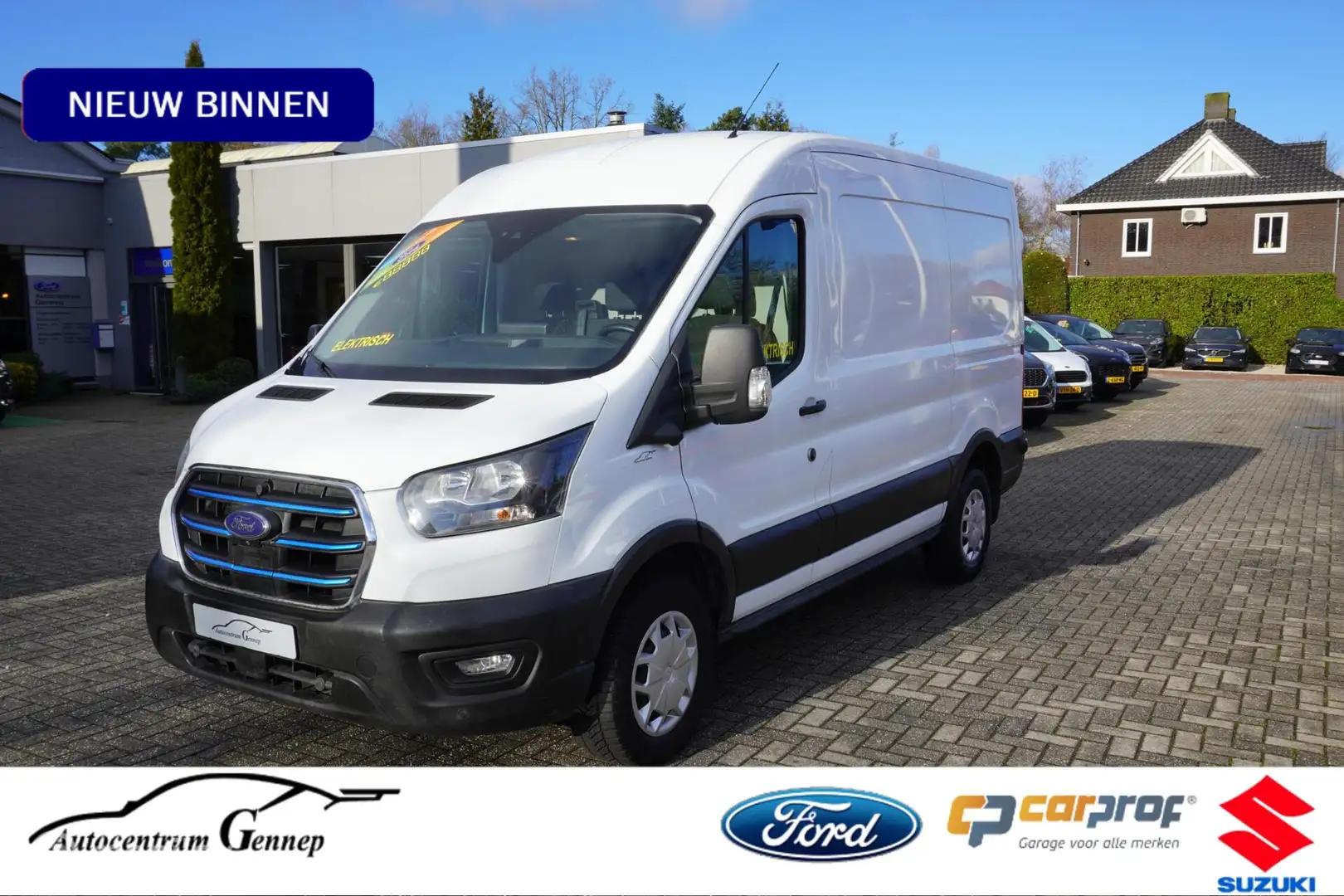Ford E-Transit 390 L2H2 Trend 75 kWh | SYNC4 | Blanc - 1