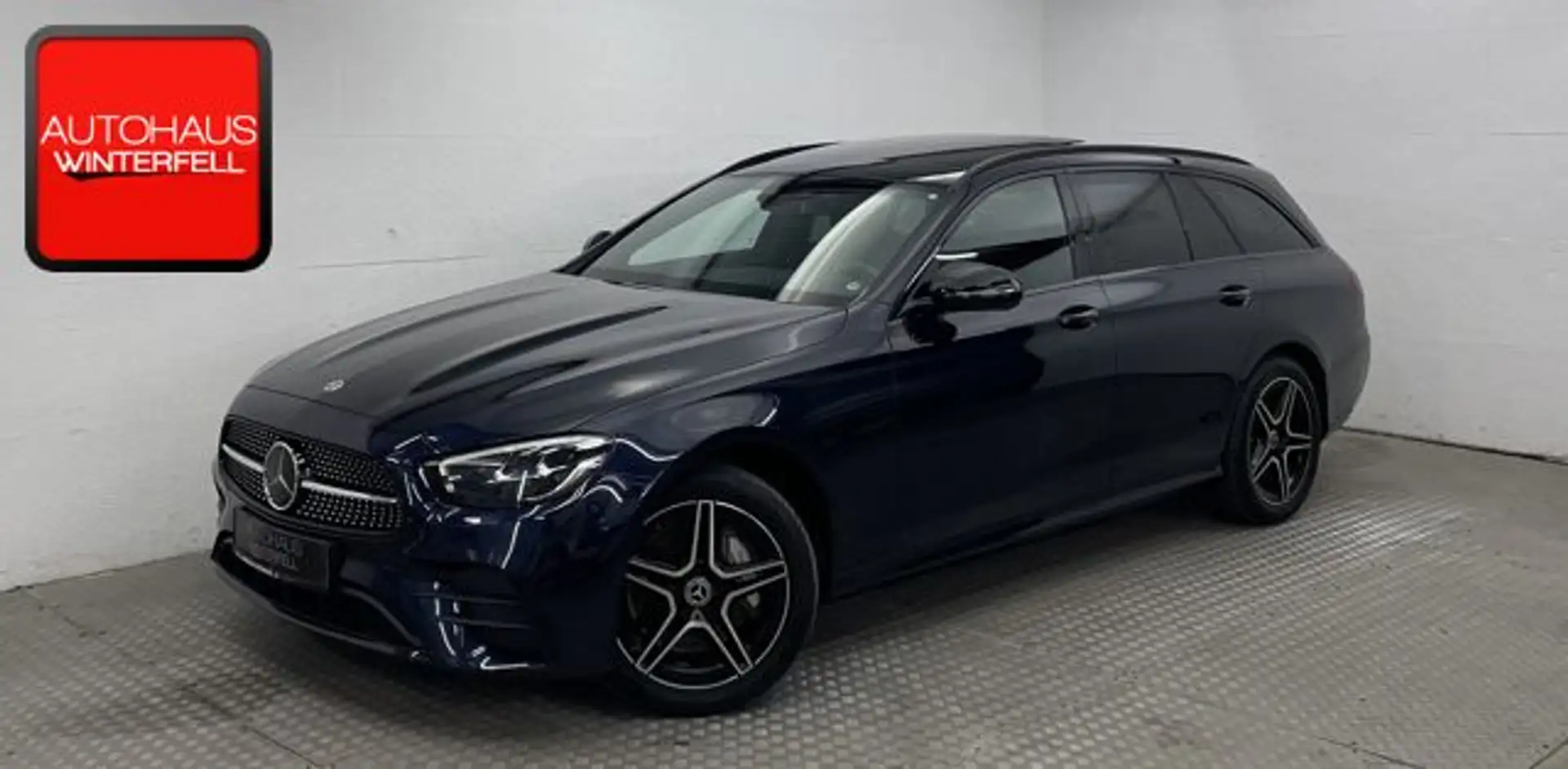 Mercedes-Benz E 300 de T 4M AMG NIGHT PANO+AHK+HUD+DISTRONIC+ Blau - 1