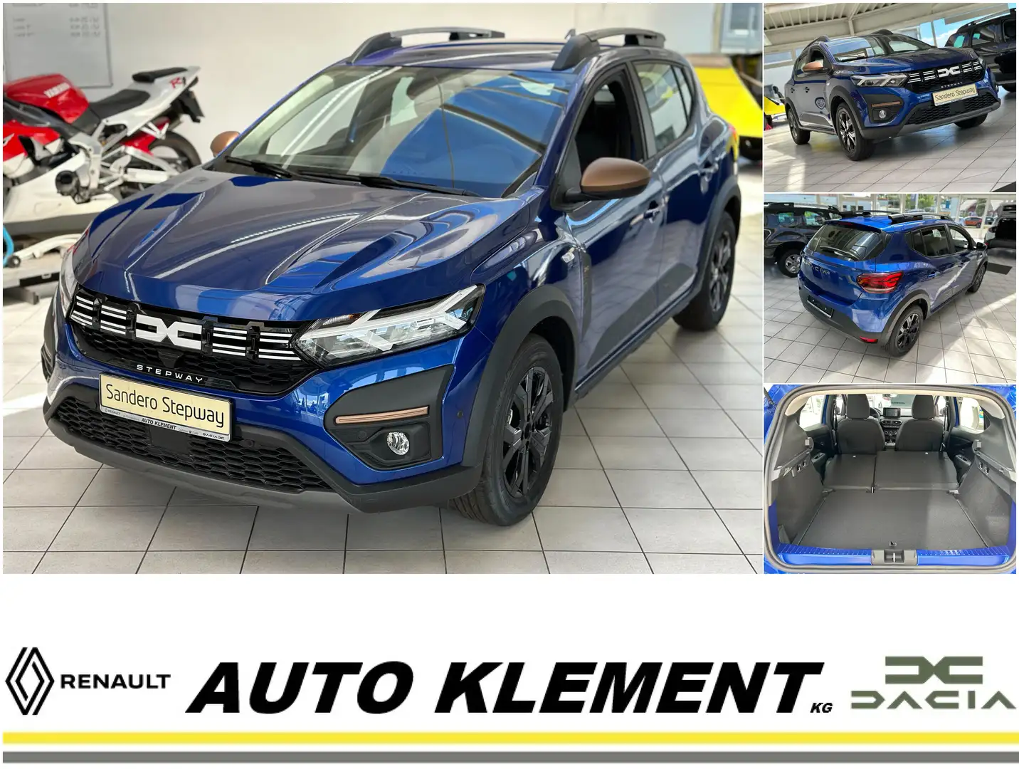 Dacia Sandero Stepway Extreme TCE 100 ECO-G, Kamera, Klimaautoma Azul - 1