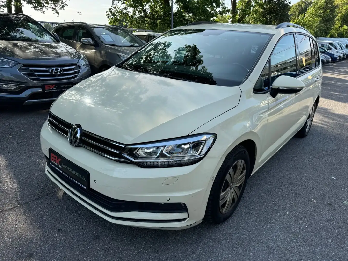 Volkswagen Touran Aut Leder Navi PDC Grigio - 1