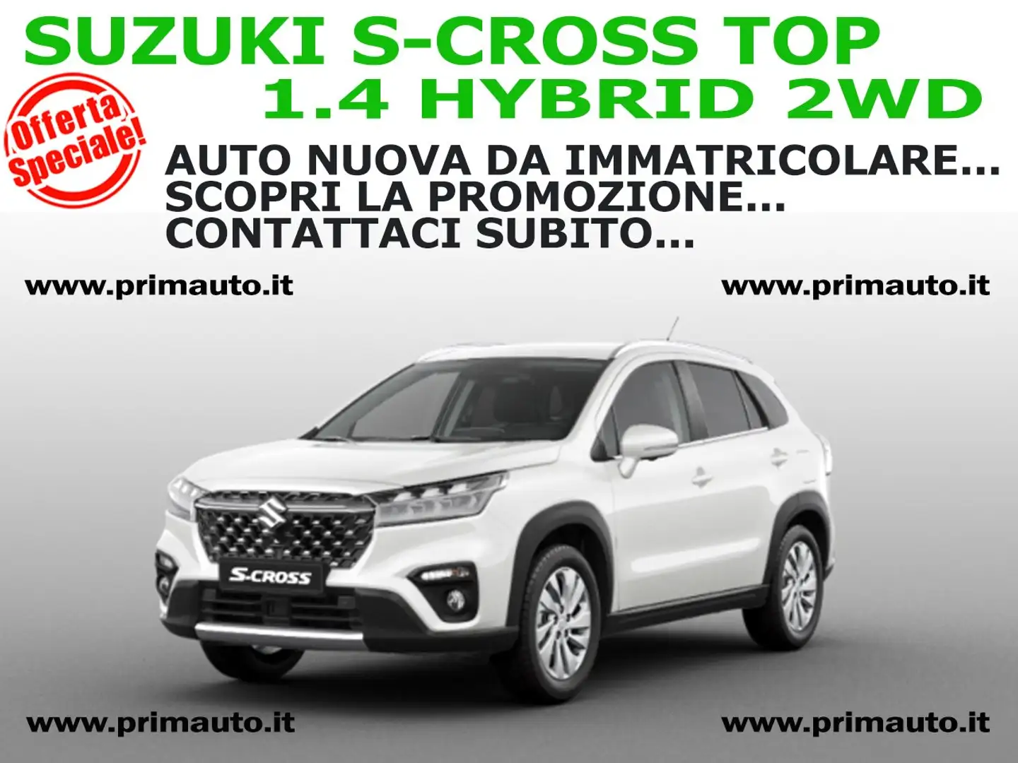 Suzuki SX4 S-Cross 1.4 Hybrid "Top" 2wd - NUOVA! OFFERTA - (#0524) Bianco - 1