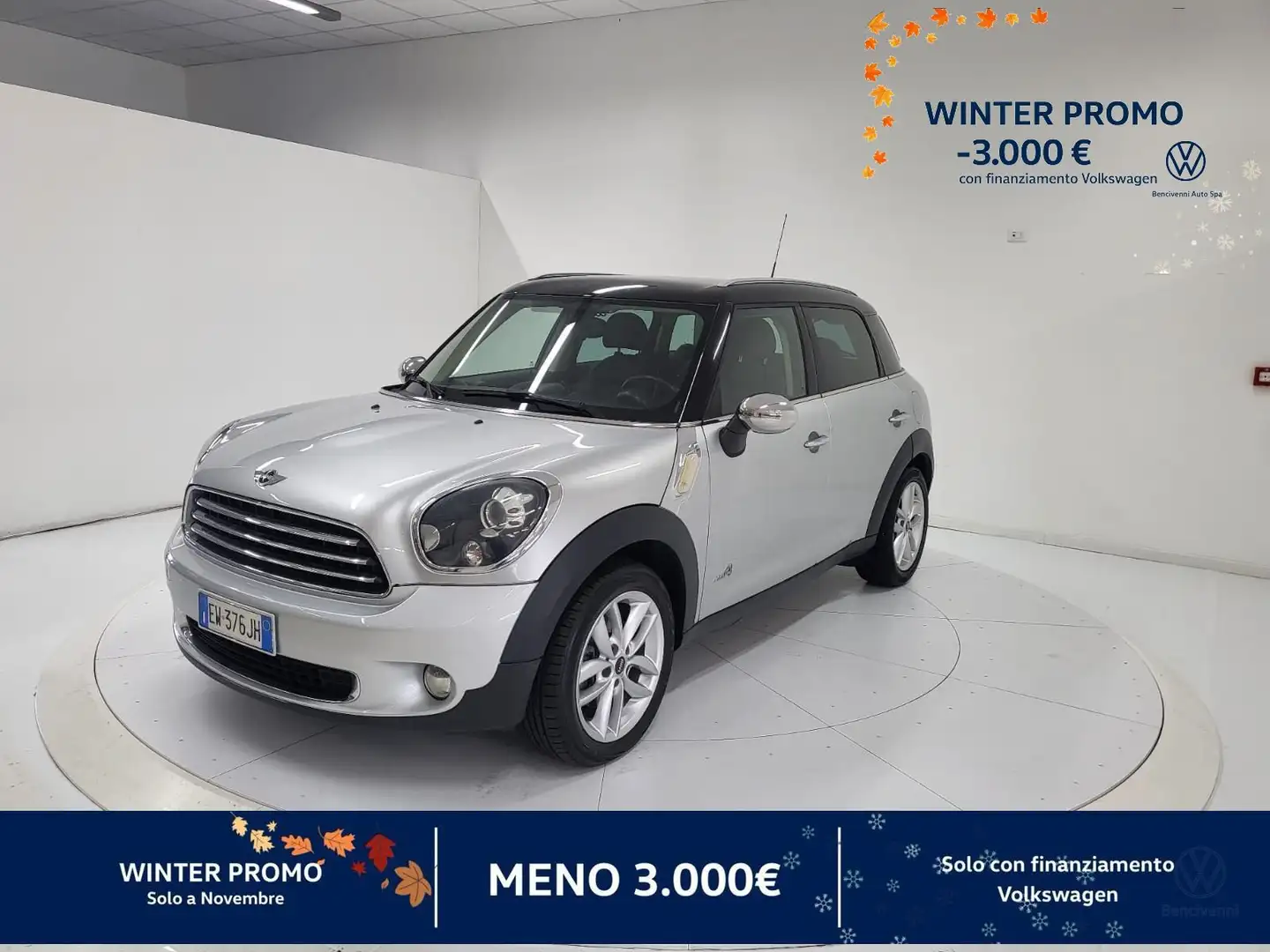 MINI Cooper D Countryman Mini Mini 2.0 Cooper D ALL4 Automatica Grijs - 1