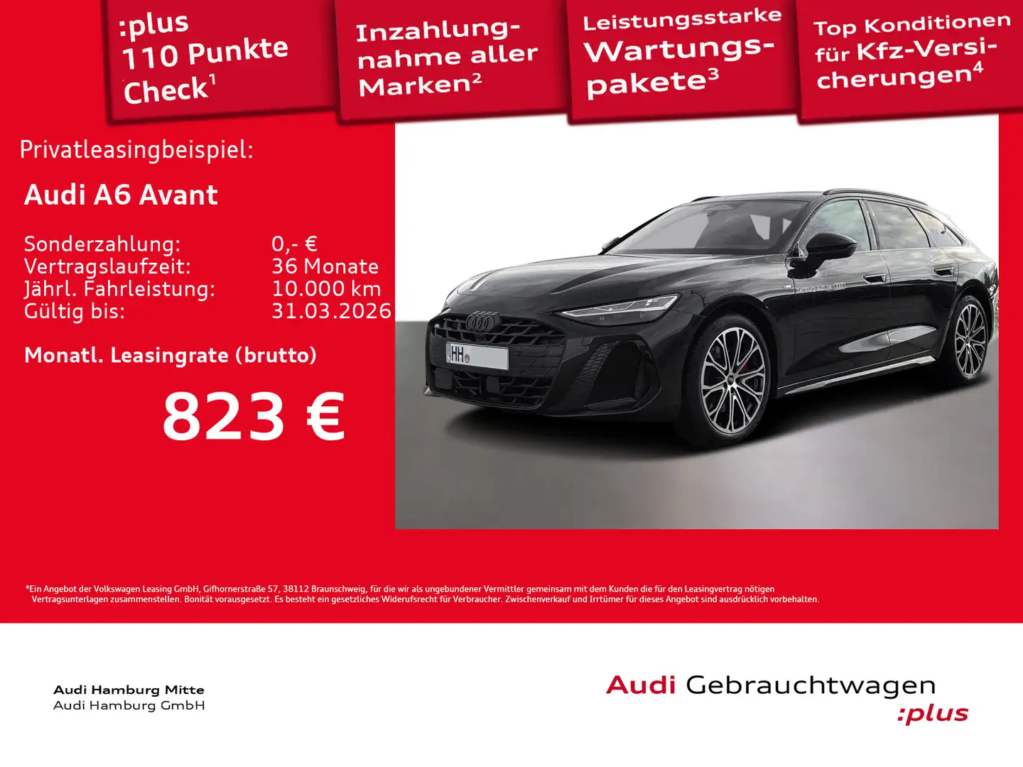 Audi A6 TDI quattro 150 kW S tronic Blau - 1