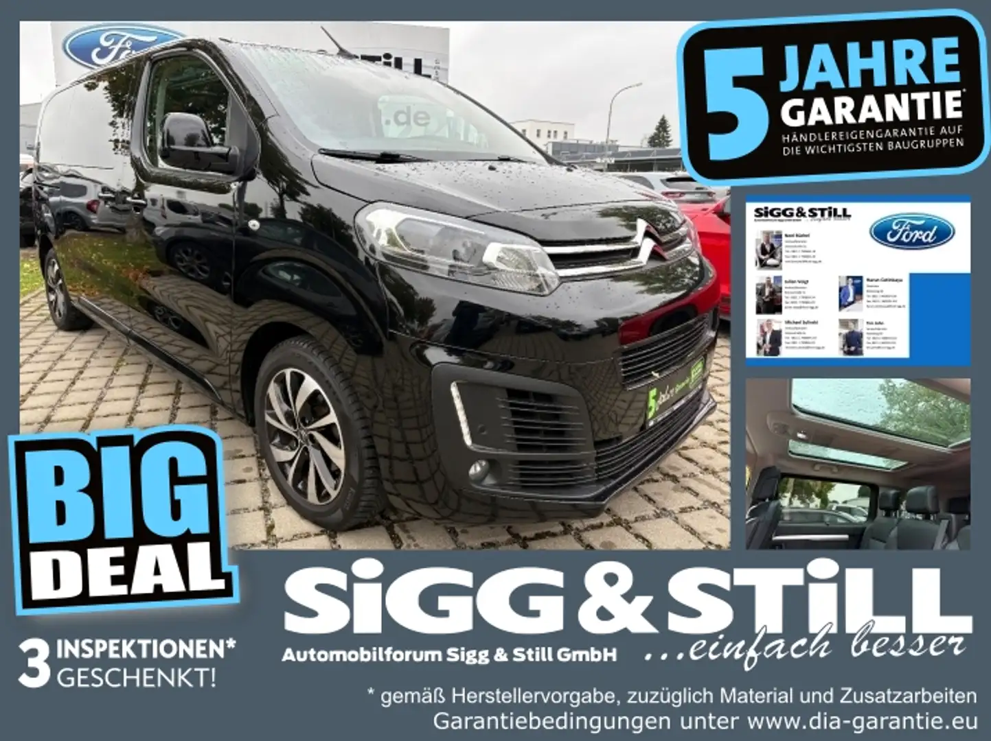 Citroen Spacetourer 2.0 BlueHDi L2 Shine M 8-SI*PANO*AHK*STAND Noir - 1