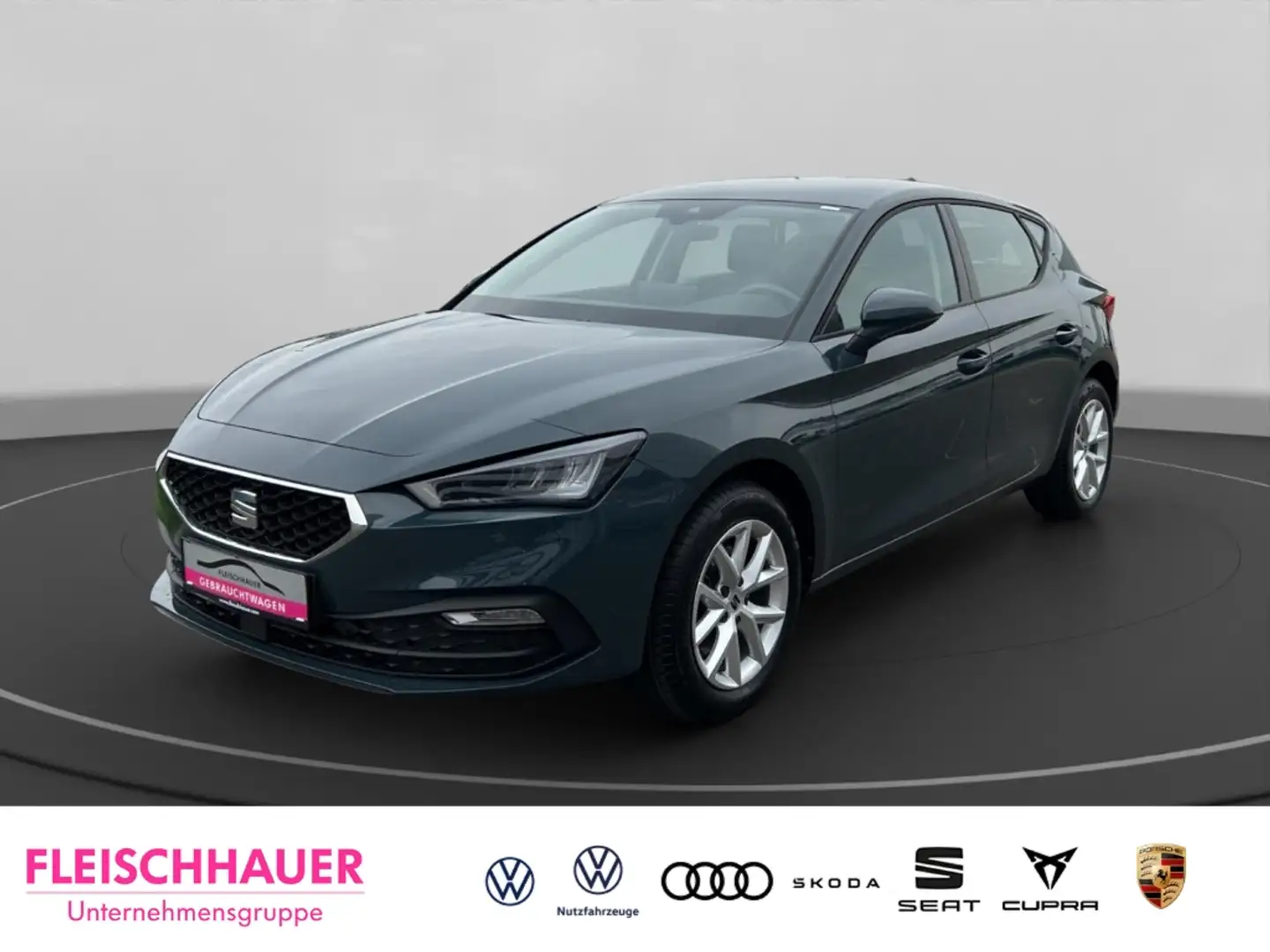 SEAT Leon 2.0 TDI Style+DAB+NAVI+SHZ+NEBEL Blau - 1