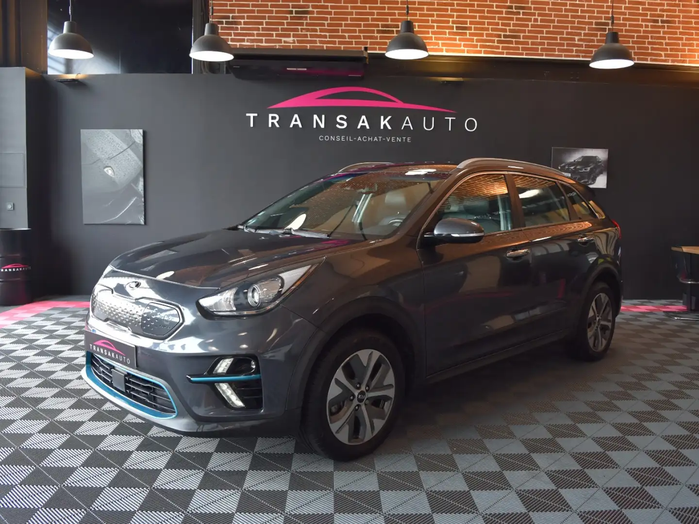 Kia e-Niro e-Niro Electrique 204 ch e-Active Gris - 1
