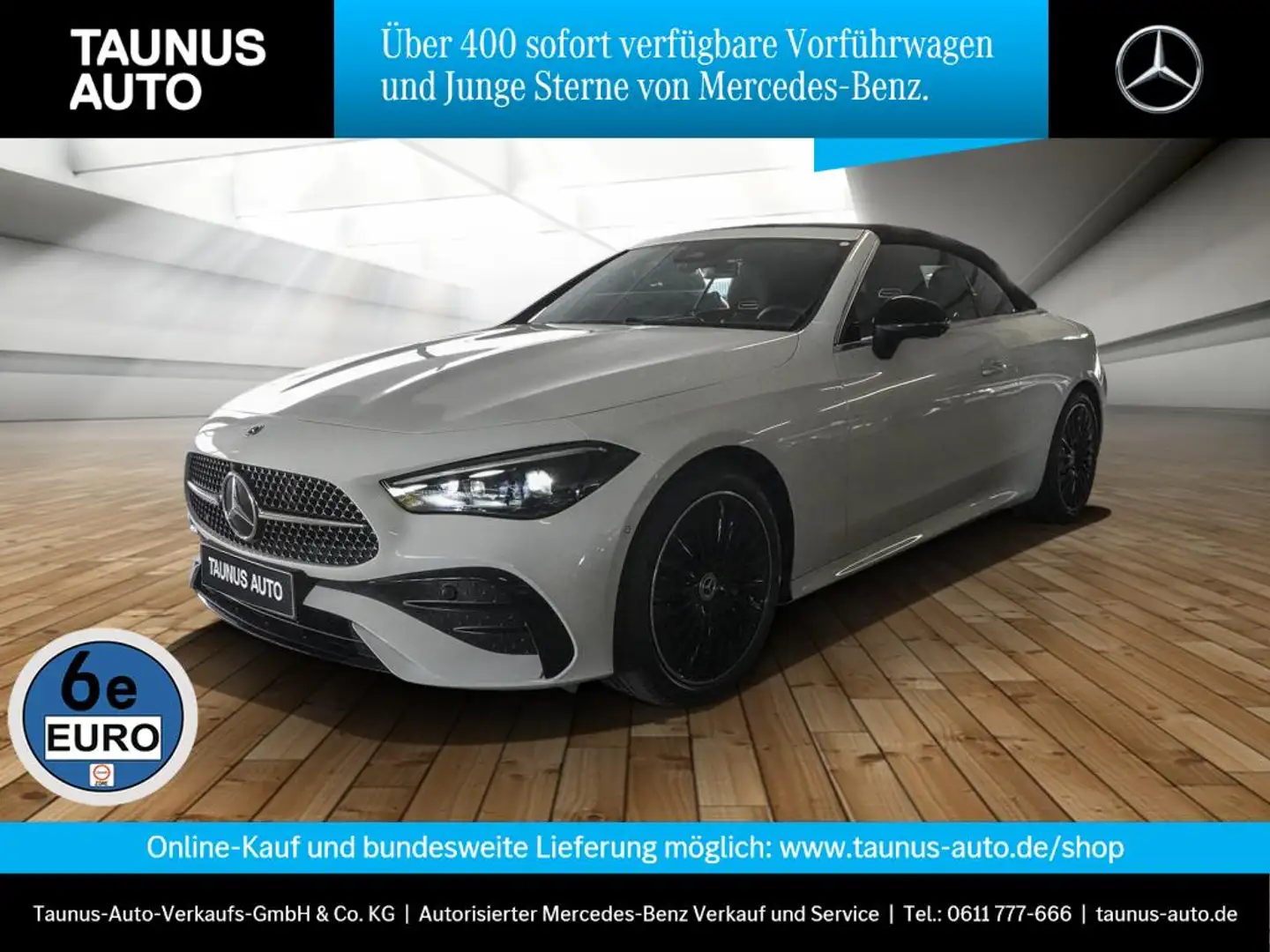 Mercedes-Benz CLE 200 CAB-AMG-NIGHT-MEMORY-KEYLESS-UVP 75.800 Weiß - 1