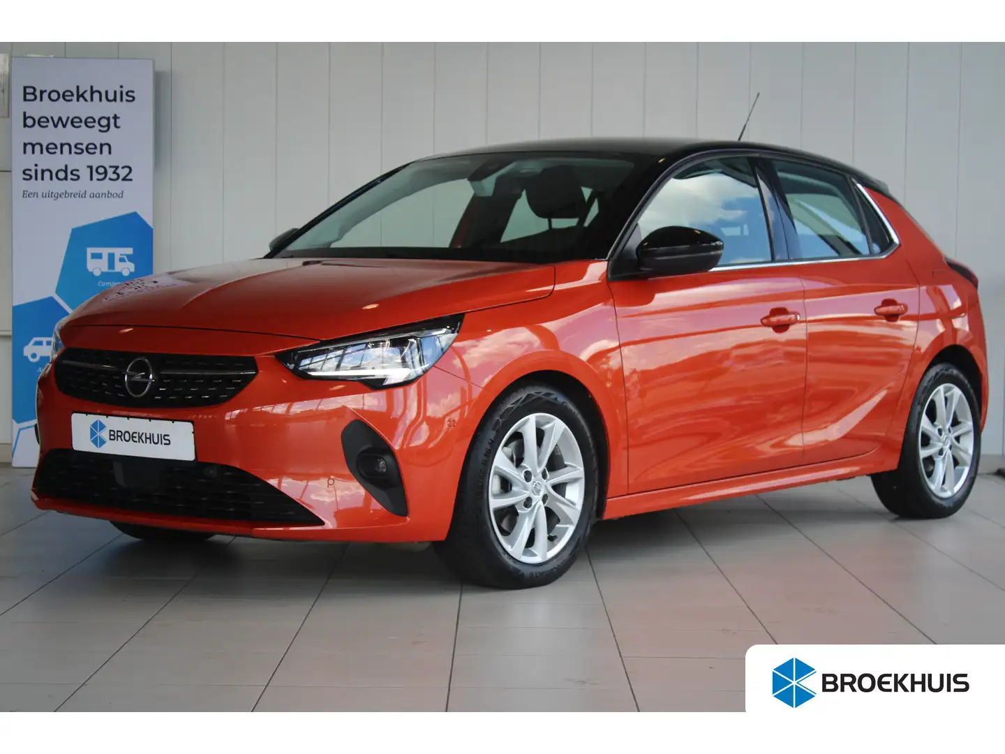 Opel Corsa 1.2 Turbo 100-PK Elegance PARKEERCAMERA | STOEL EN Oranje - 1