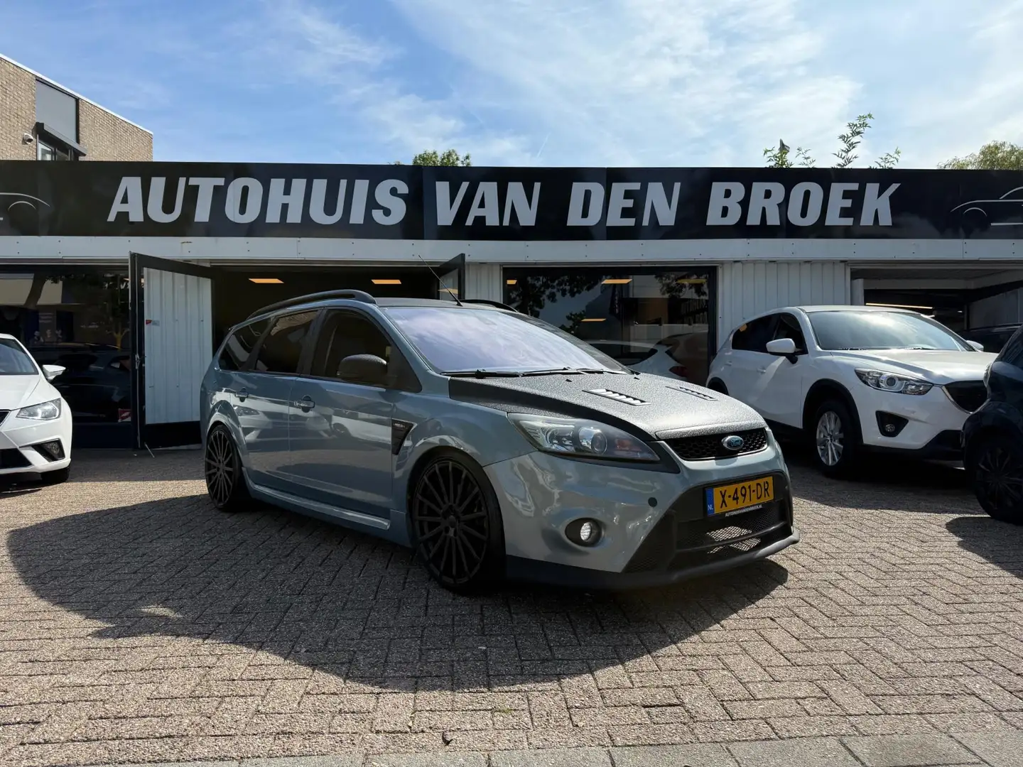 Ford Focus Wagon 1.8 ST-Line Airco Clima Lmv Elek Pakket Nw A Blauw - 1
