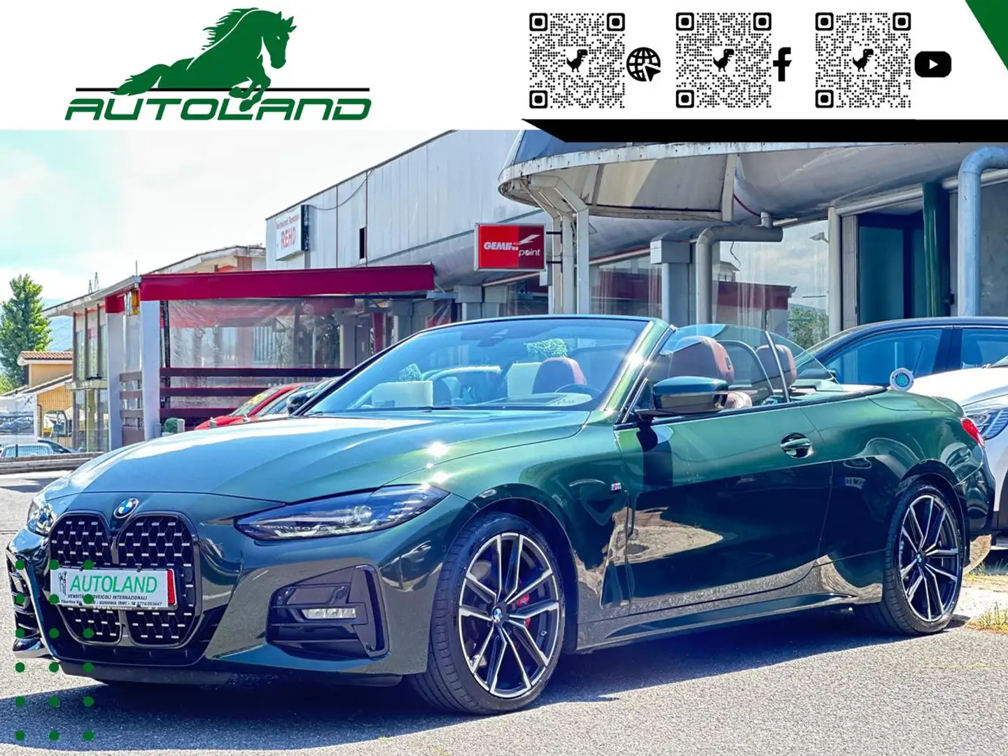 BMW 430 i Cabrio Msport*Ordinabile-Tua in 30 Giorni Verde - 1