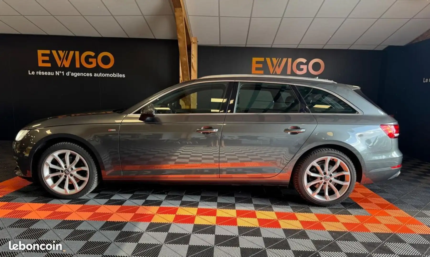 Audi A4 2.0 TDI 150 S tronic line Grijs - 2