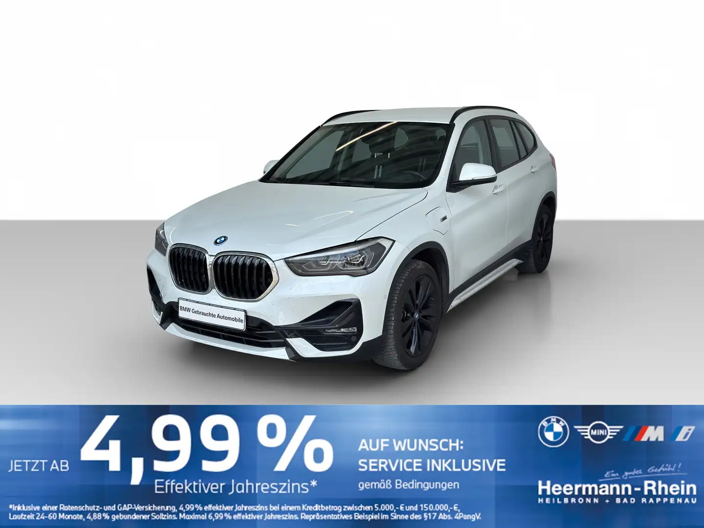 BMW X1 xDrive25e Sport Line Navi.LED.ACC.Sportzsz.SH Weiß - 2