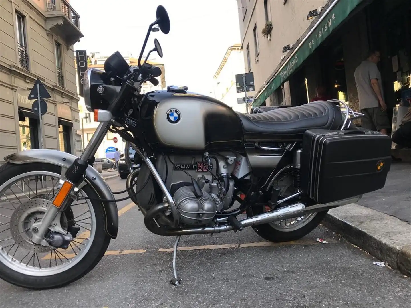 BMW R 90 S aprile 1974 Gümüş rengi - 1