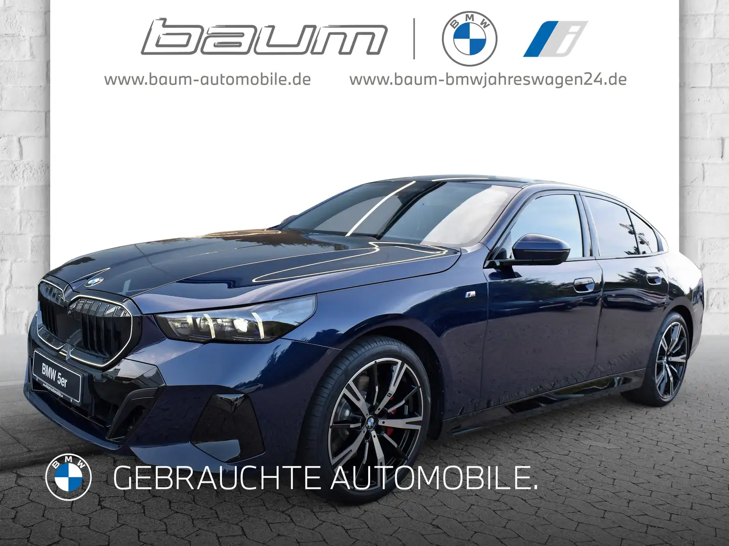 BMW 520 d M Sport M Sportpaket Head-Up HK HiFi DAB Bleu - 1