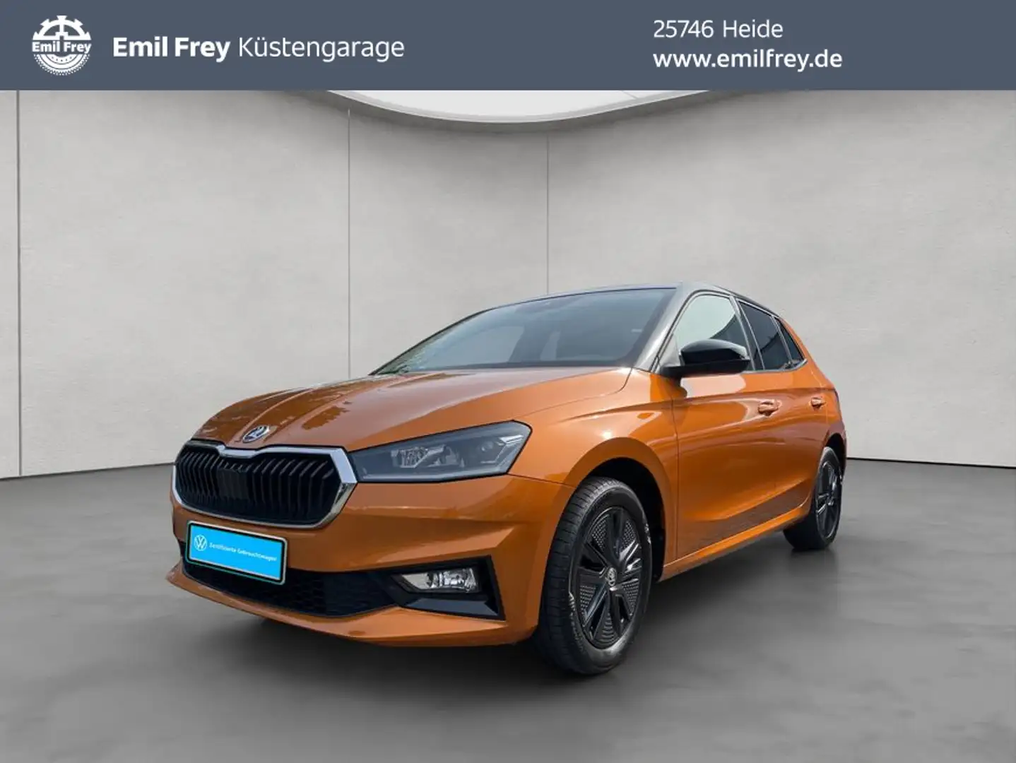 Skoda Fabia Style 1.0l TSI 6-Gang 110PS AHK RFK DAB+ K Arancione - 1