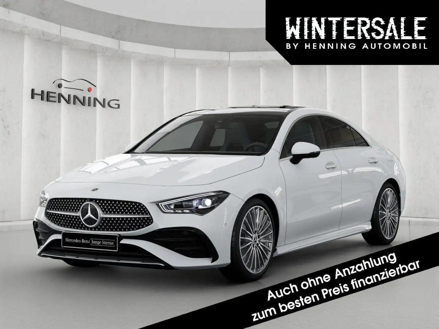 Mercedes-Benz CLA 220 4Matic AMG Panorama 360° Distro Totw 19" Blanc - 1