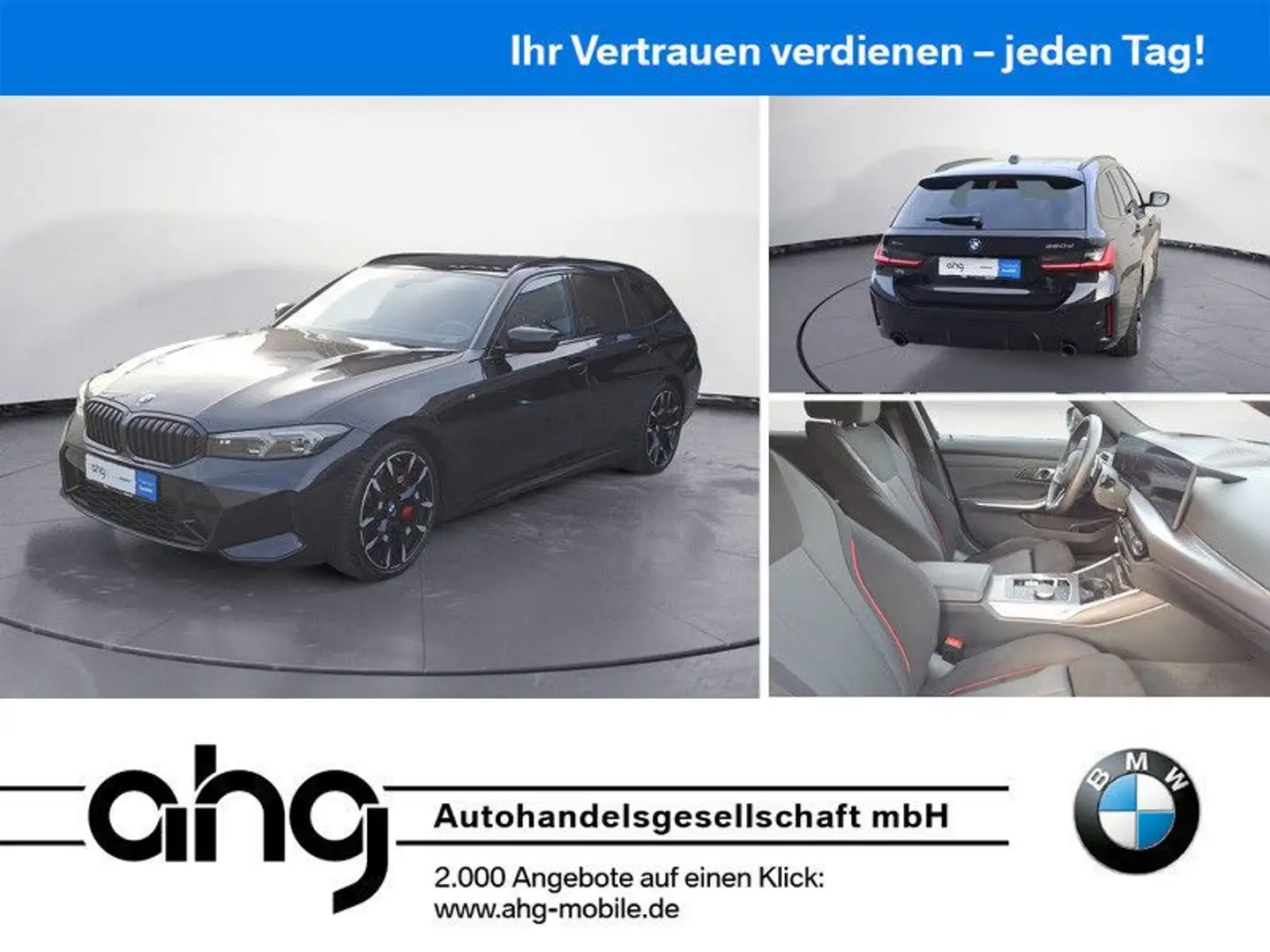 BMW 320 d xDrive Touring M-Sport *Shadow*Navi*Memory* Schwarz - 1