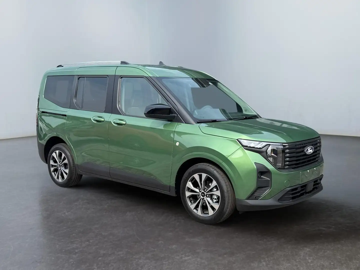 Ford Tourneo Courier 1,0 Titanium AT SpAs 5JG PDC WiPa Apple Klima 1... Grün - 1