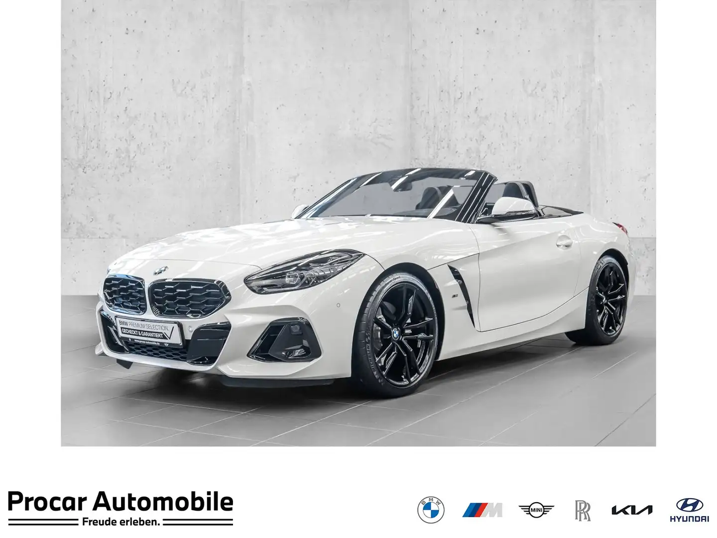 BMW Z4 sDrive20i M Sport RFK NAVI LED Sound Syst. Weiß - 1