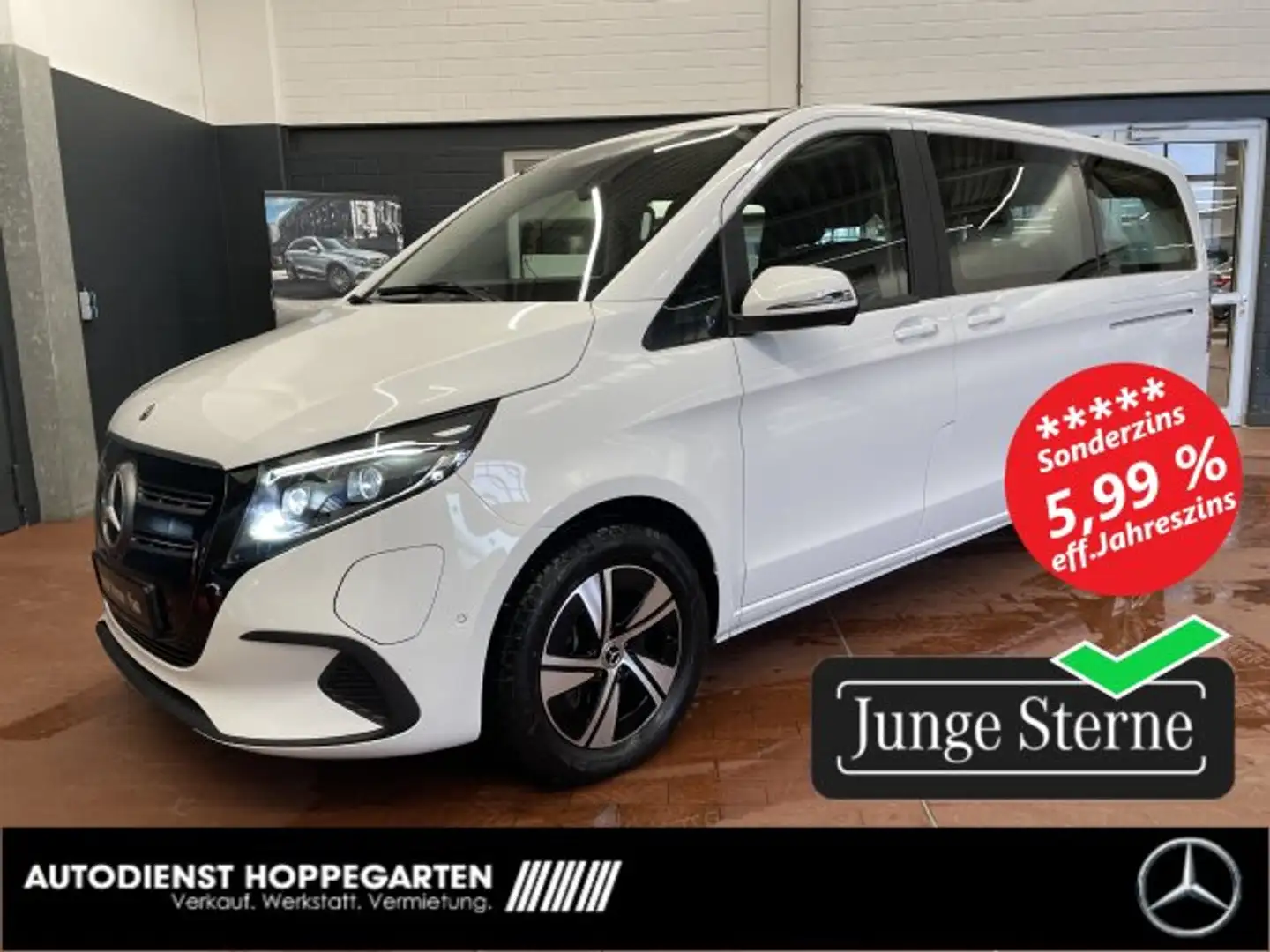 Mercedes-Benz EQV 300 EQV 300 Lang DISTRONIC. LED Kamera Sitzhzg Klima Weiß - 1