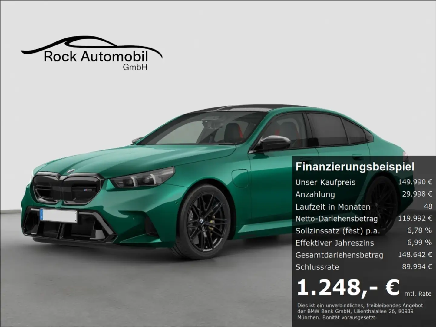 BMW M5 Limousine B&W Keramik M Driver's Package NP 166t € Zöld - 1
