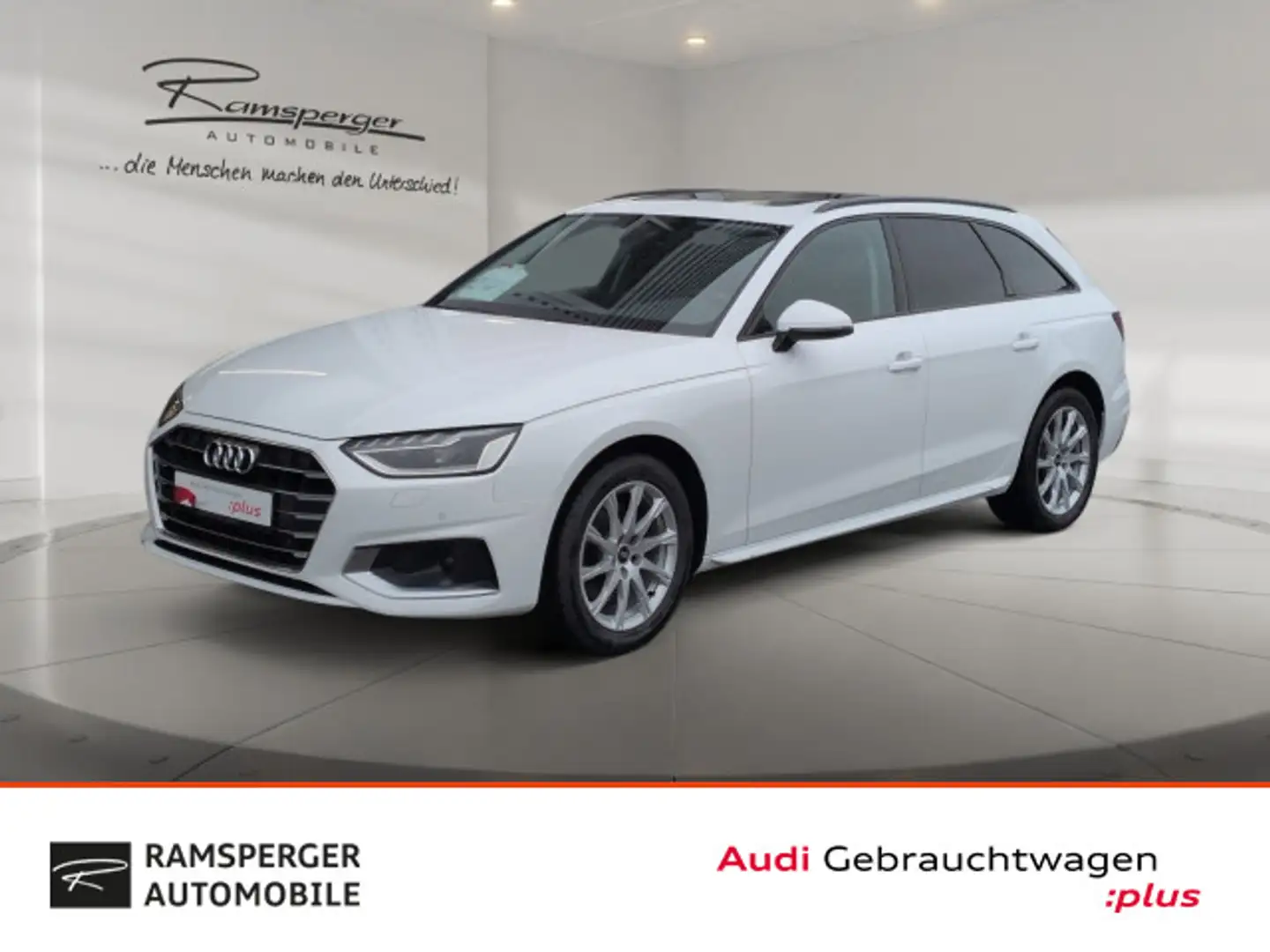 Audi A4 Advanced 35 TDI Matrix ACC Kamera Pano Blanc - 1