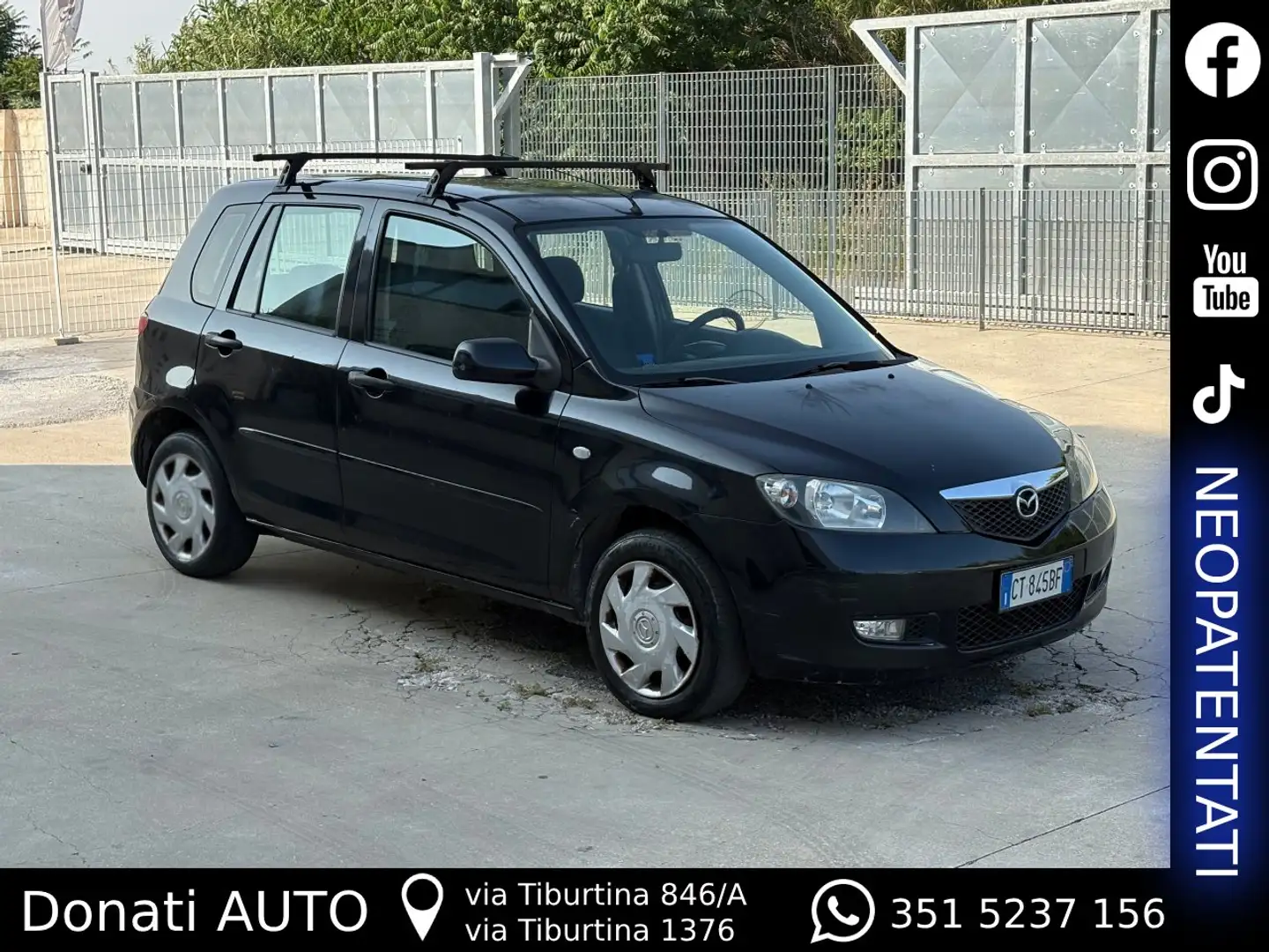 Mazda 2 1.2 Benzina 75cv Manuale Noir - 1