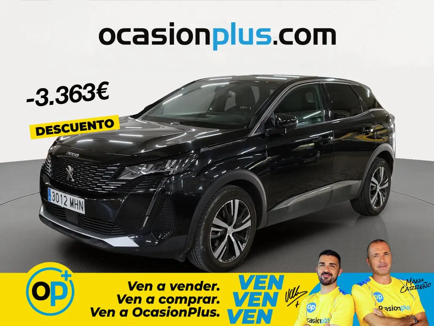 Peugeot 3008 1.2 S&S PureTech Allure Pack EAT8 130 Negro - 1