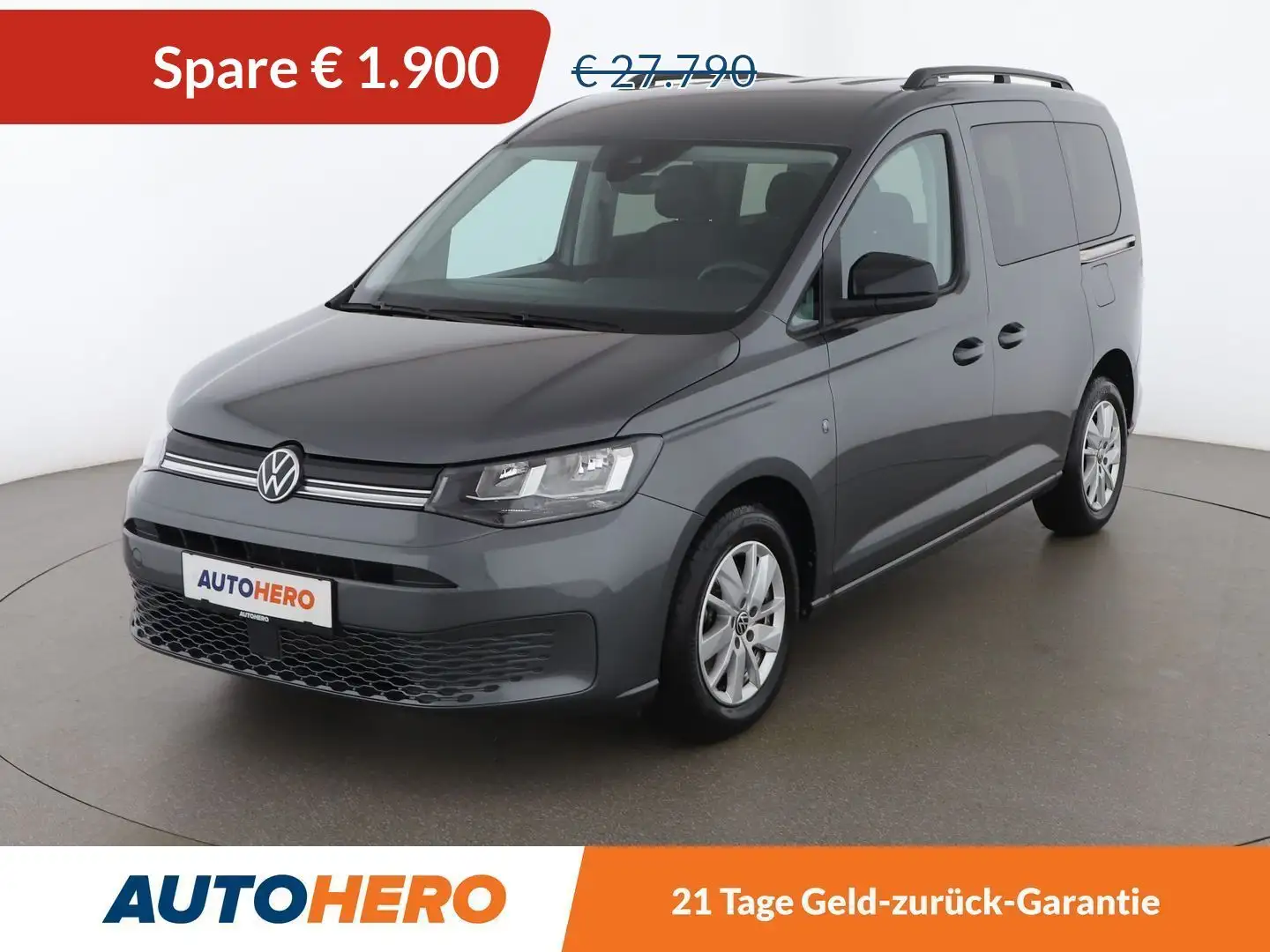 Volkswagen Caddy 1.5 TSI Life *TEMPO*SPUR*BT*KLIMA* Šedá - 1