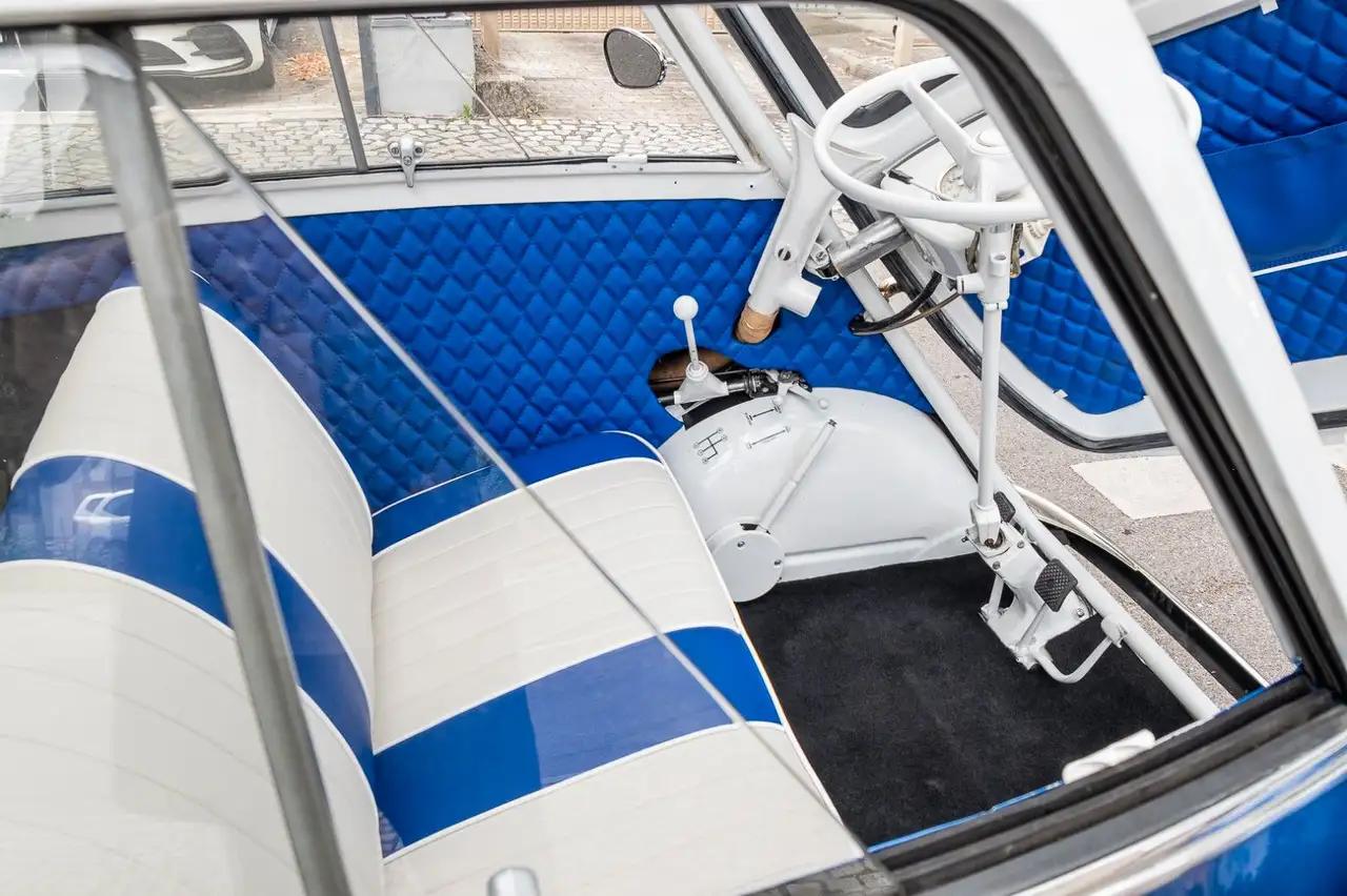 BMW ISETTA KOMPLETT RESTAURIERT ORIGINAL BRIEF, foto 12