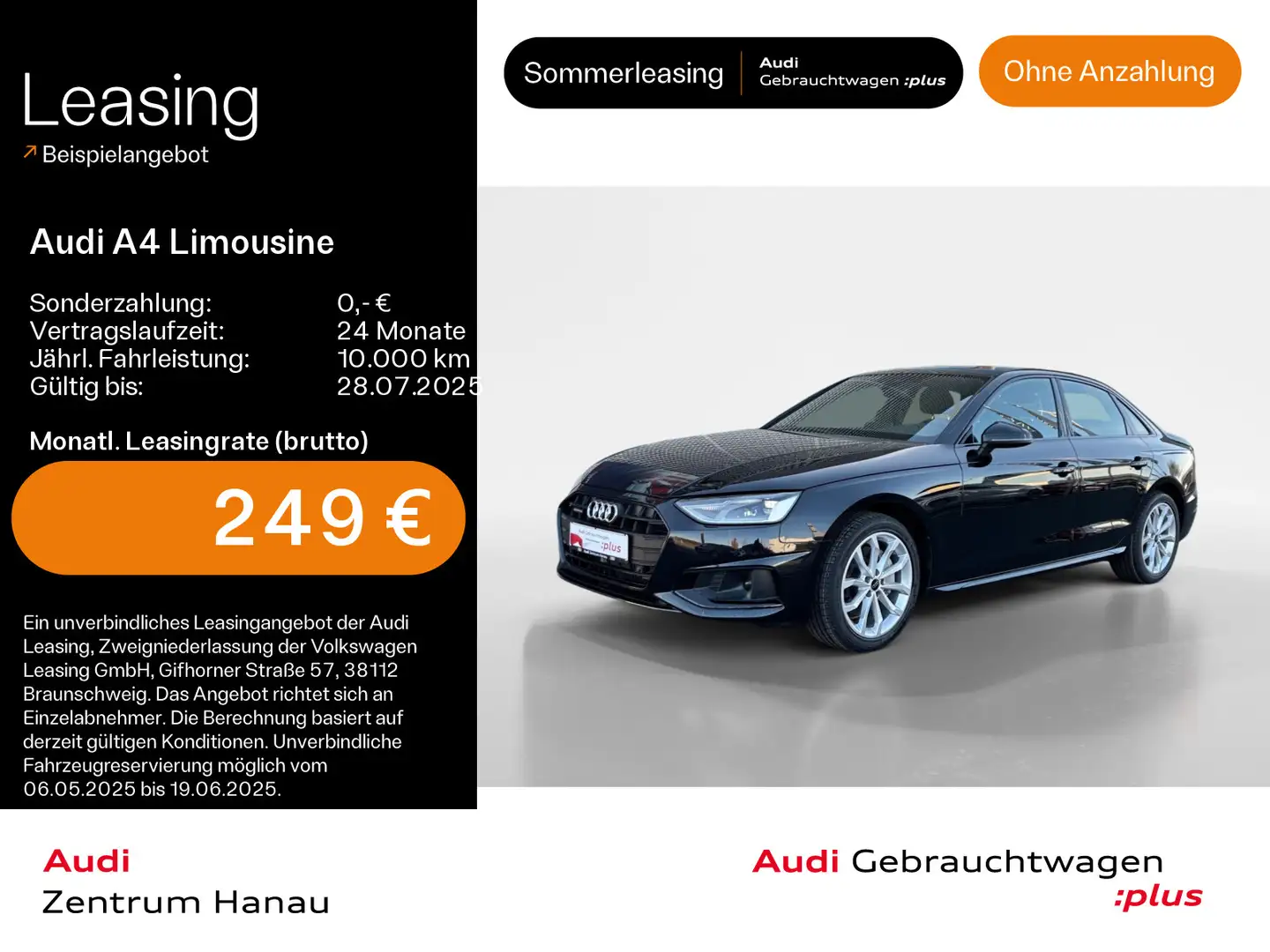 Audi A4 40 TDI quattro advanced*LED*VIRTUAL Noir - 1