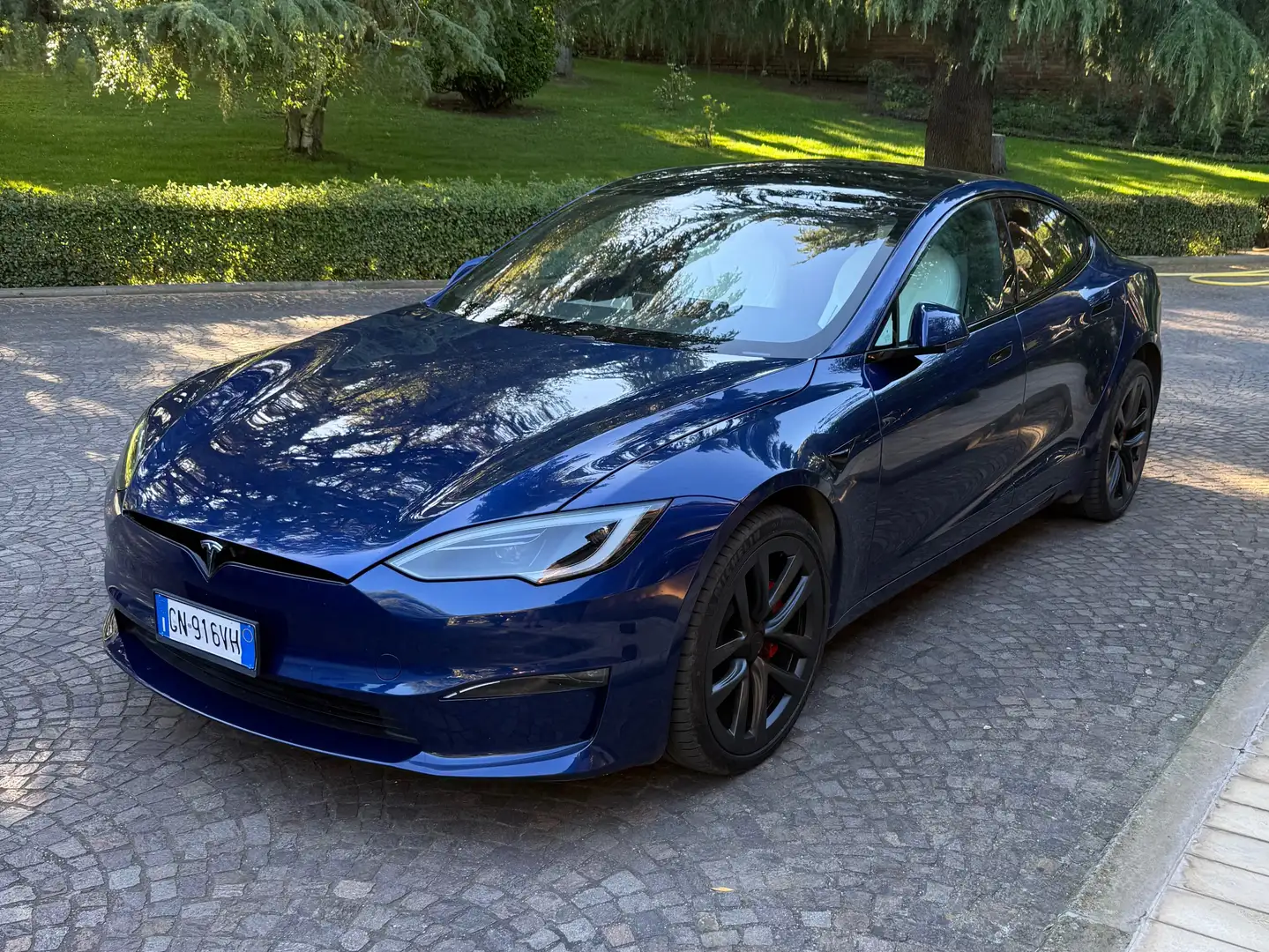 Tesla Model S Model S Performance Dual Motor Plaid awd Blauw - 1