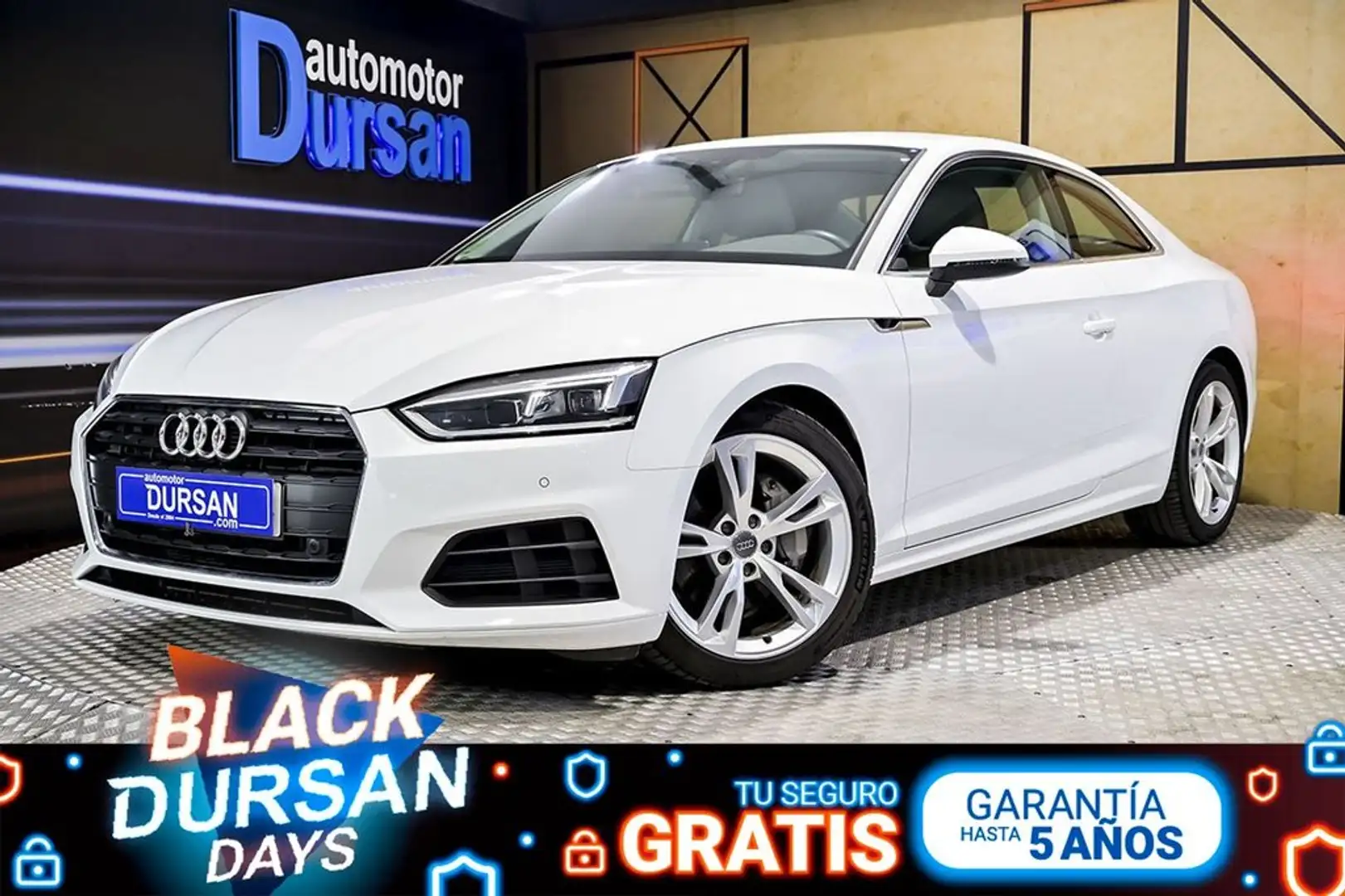 Audi A5 40 TDI 140kW 190CV S tronic Coupé Blanc - 1
