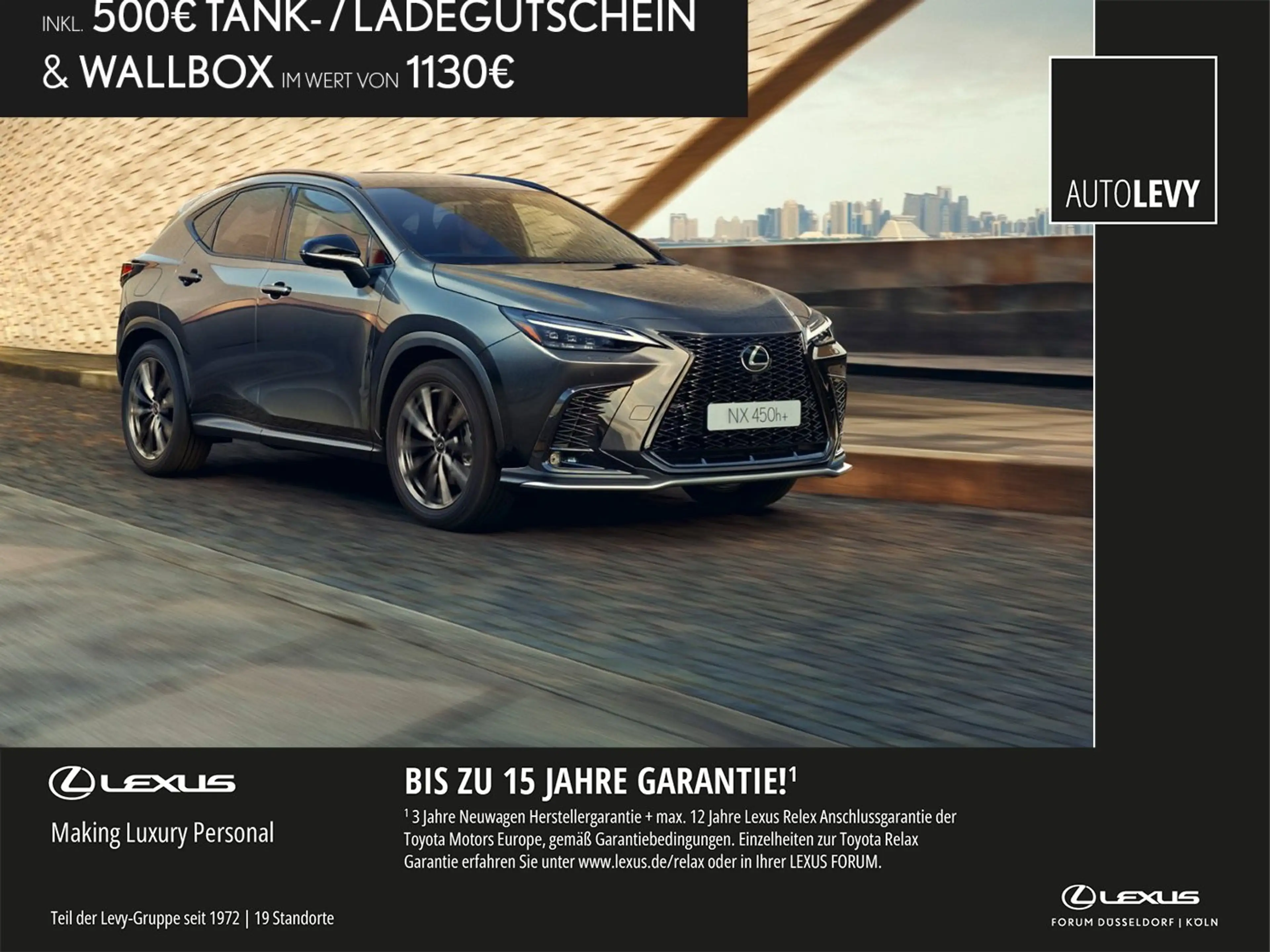 Lexus NX 450h+ Plug-in Advantage +Vorlauf +div. Farben