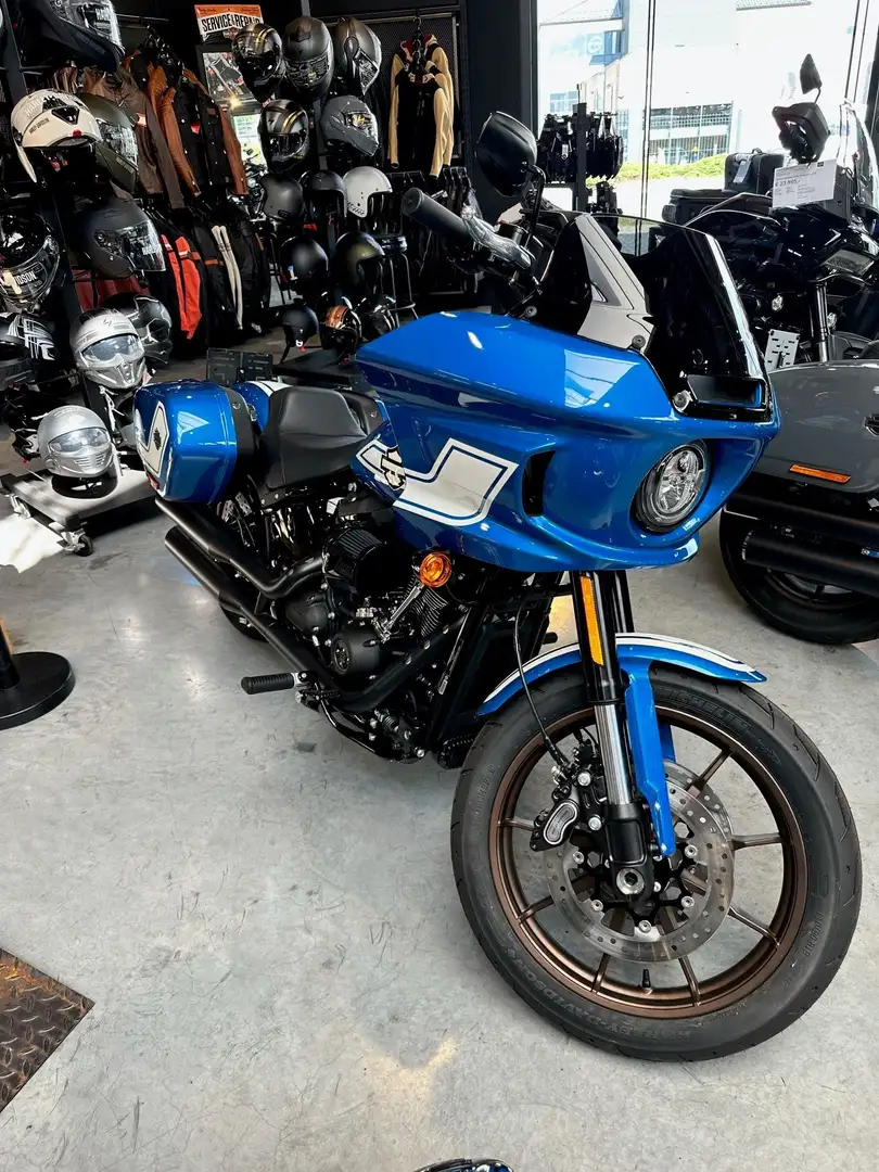 Harley-Davidson Low Rider ST FAST JOHNNIE Bleu - 1