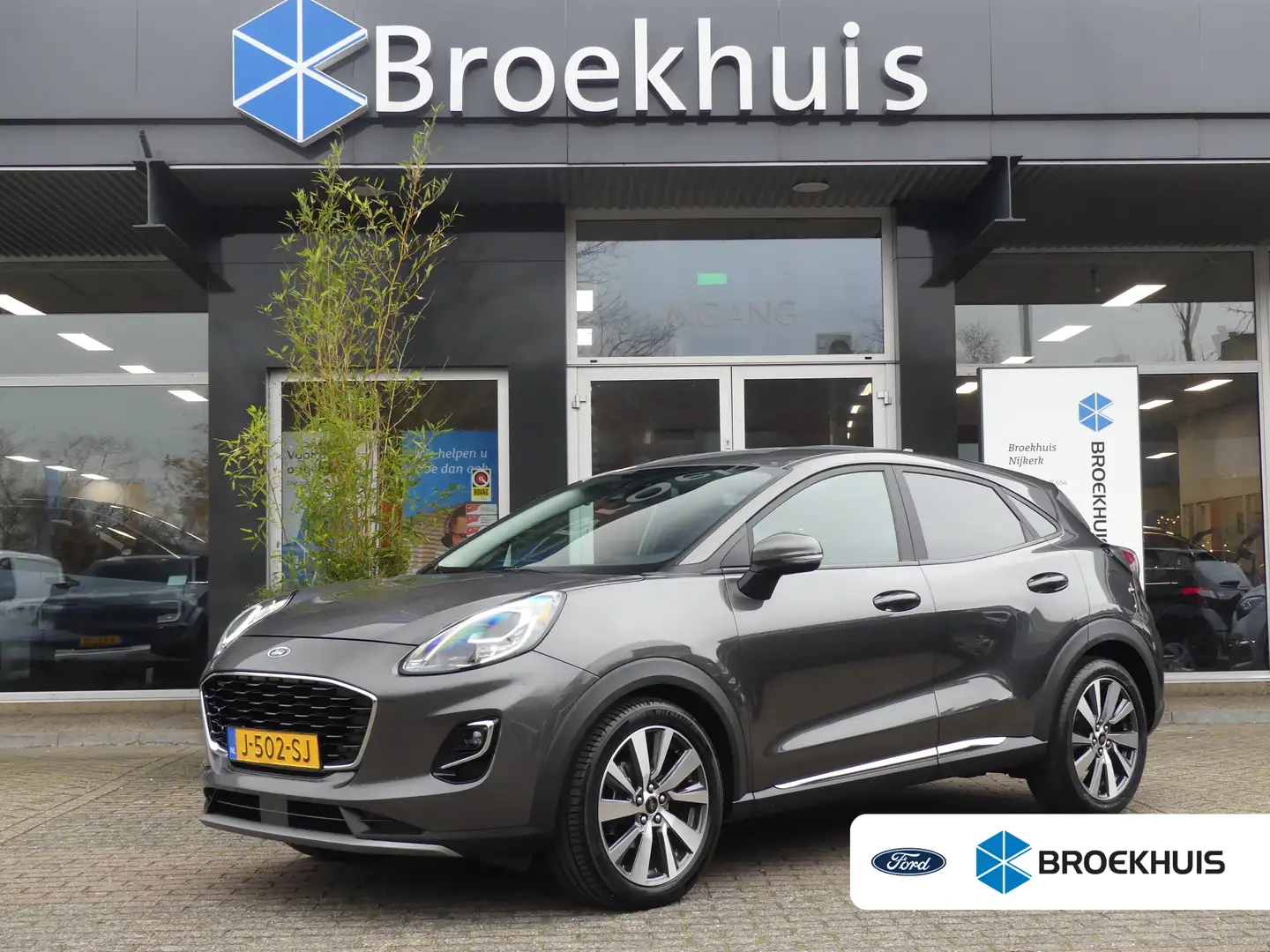 Ford Puma 1.0 EcoBoost Hybrid 125PK Titanium X | MASSAGE STO Grijs - 1
